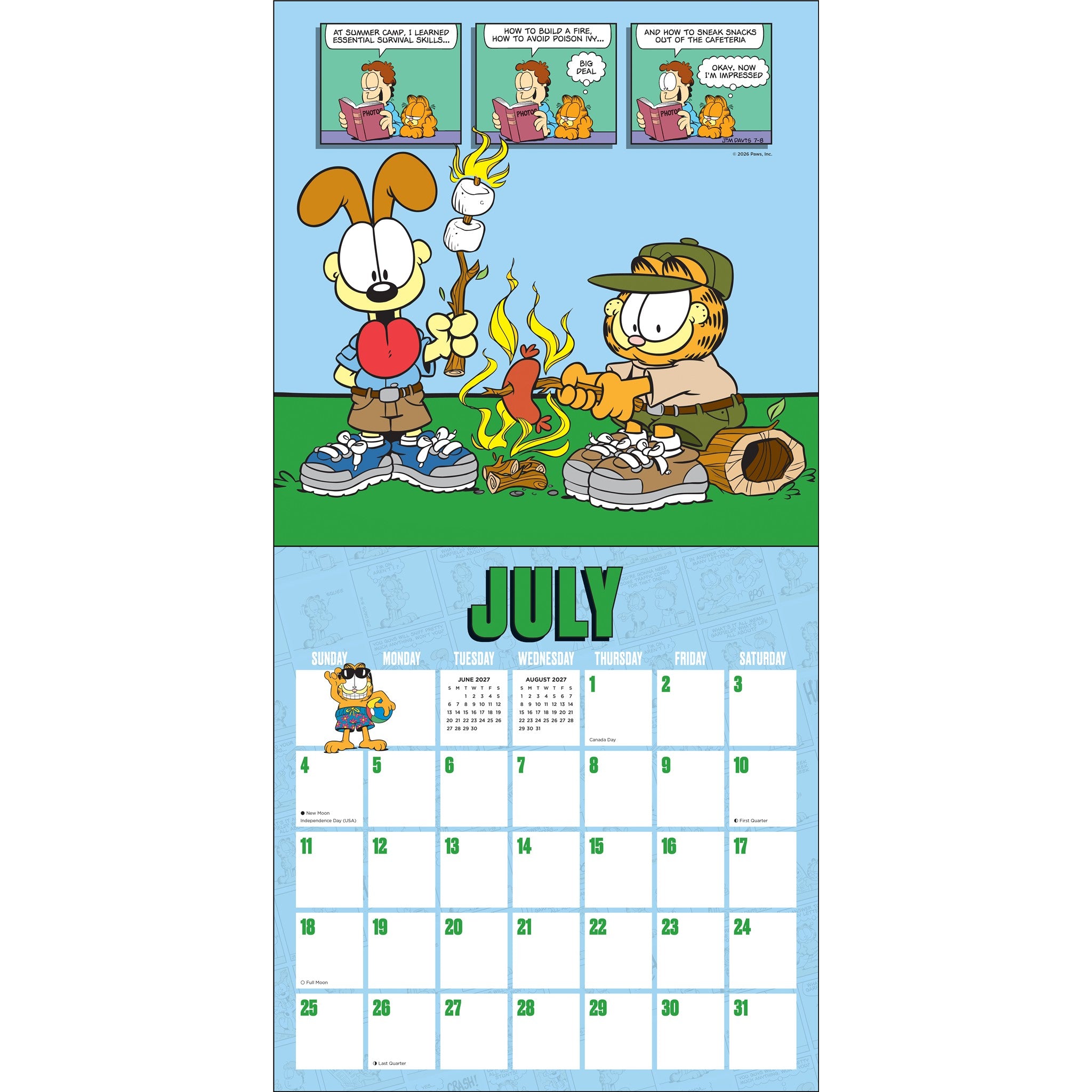 Garfield 2027 Wall Calendar
