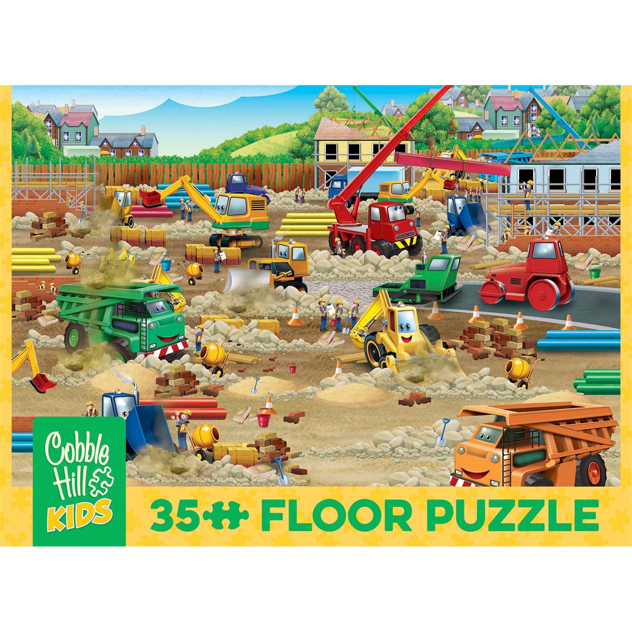 Construction Zone 35 Piece Floor Puzzle