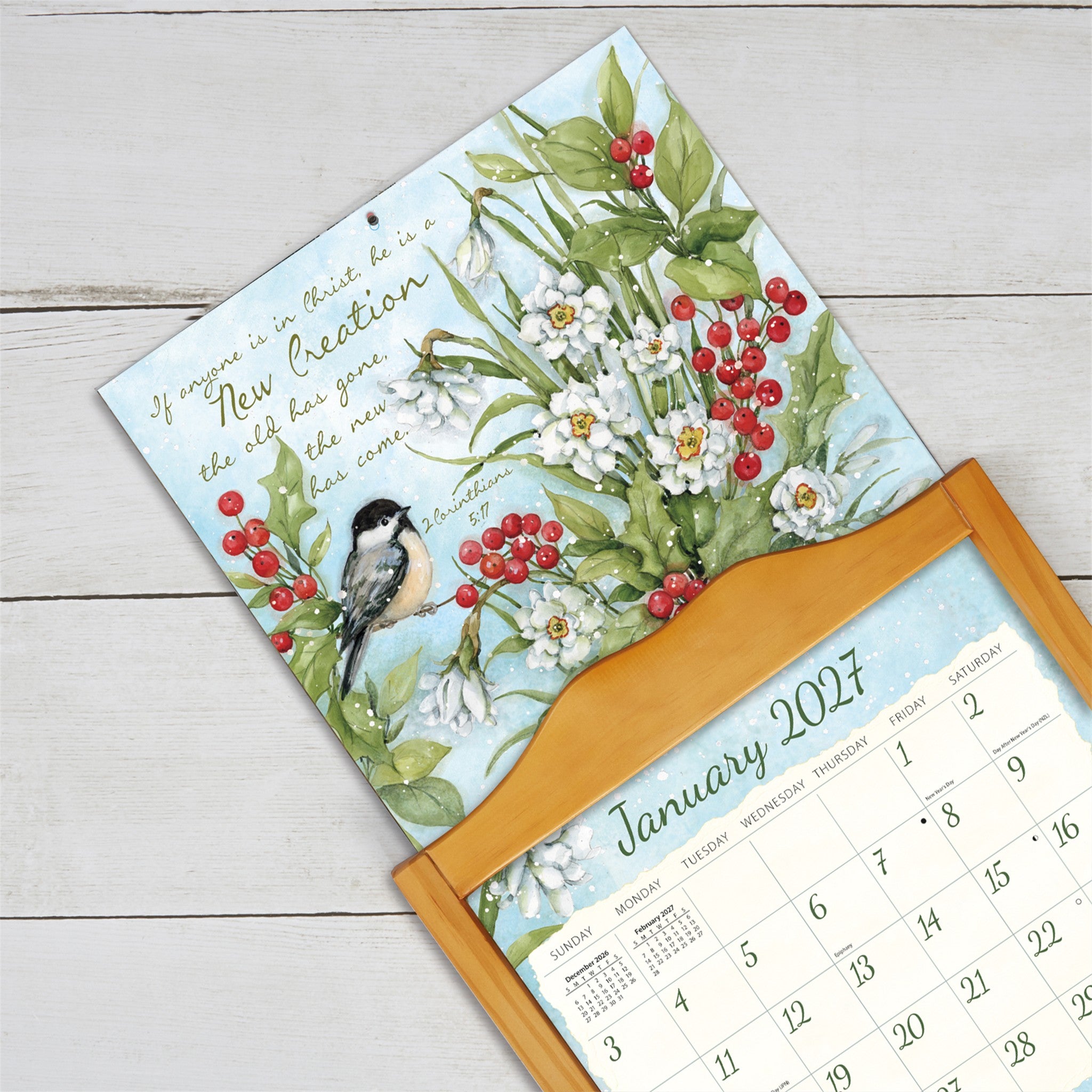 Nature's Grace 2027 Wall Calendar