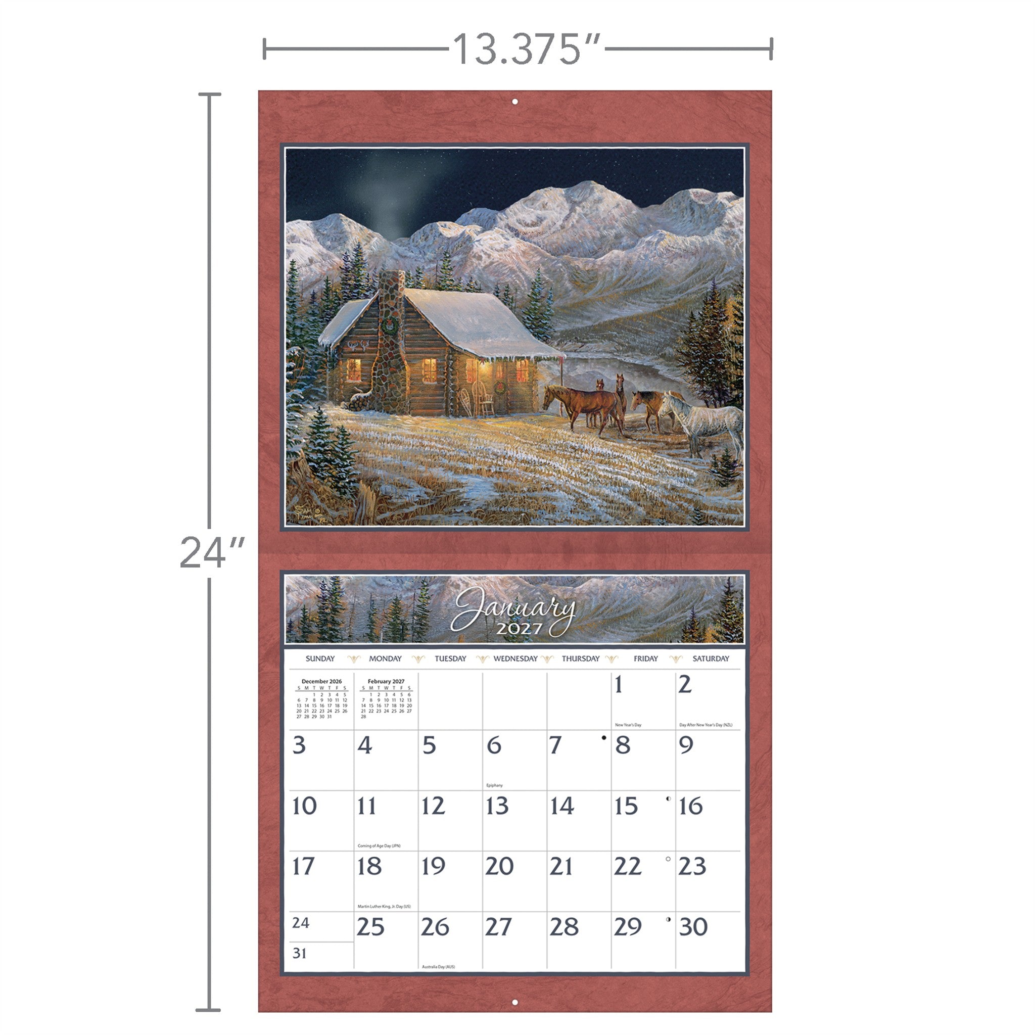 Meadowland 2027 Wall Calendar - Online Only