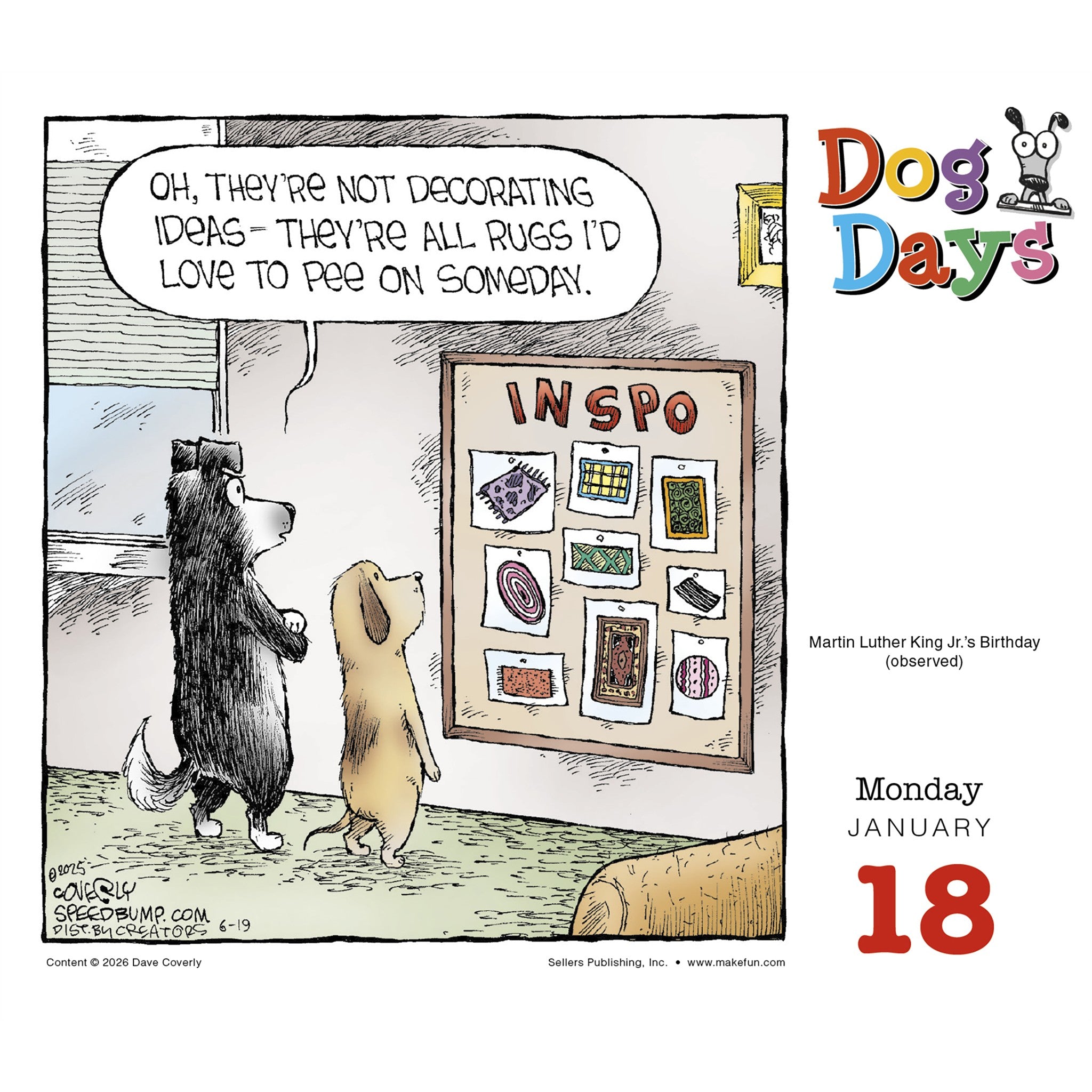 Dog Days 2027 Box Calendar