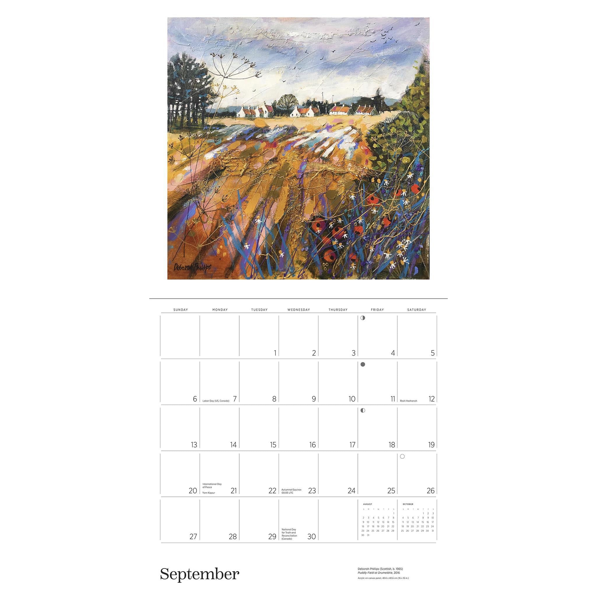 Scotland The Art Of Deborah Phillips 2026 Wall Calendar - Online Only