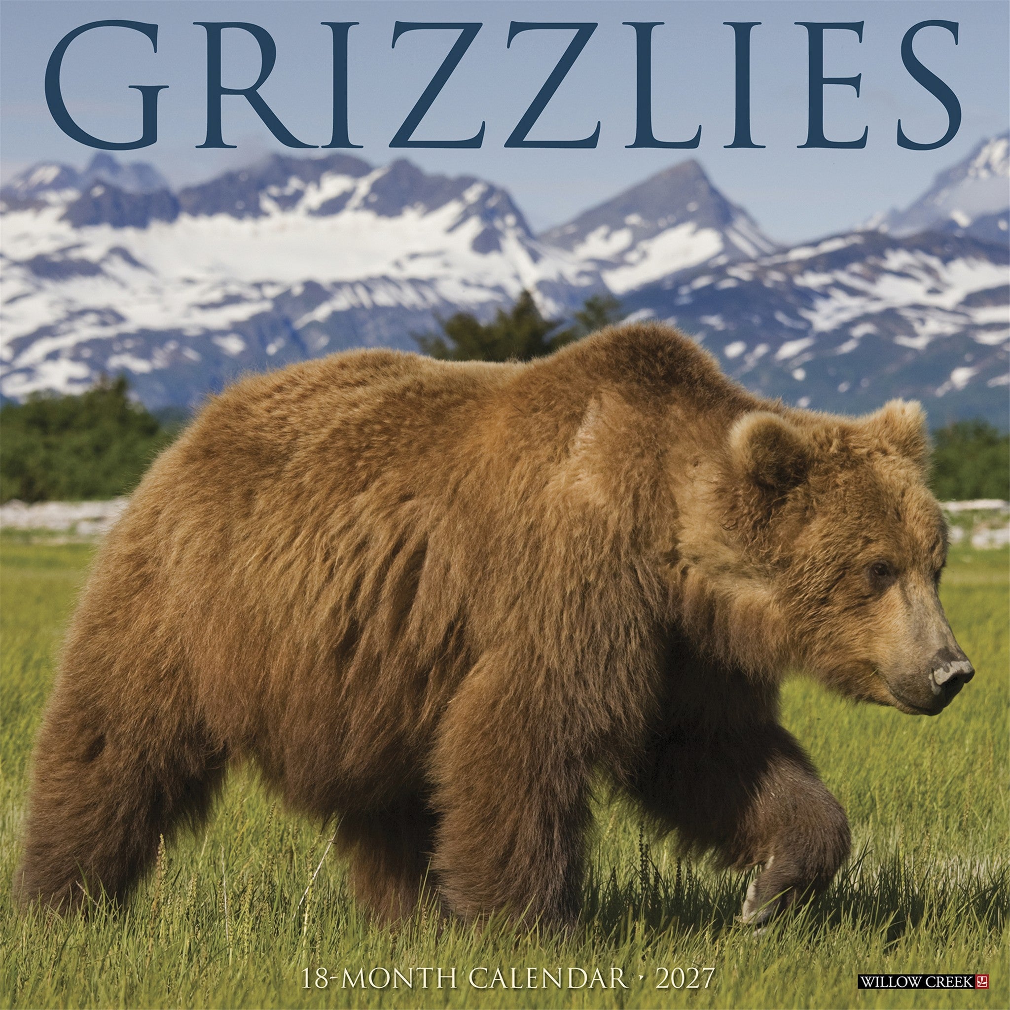 Grizzlies 2027 Wall Calendar