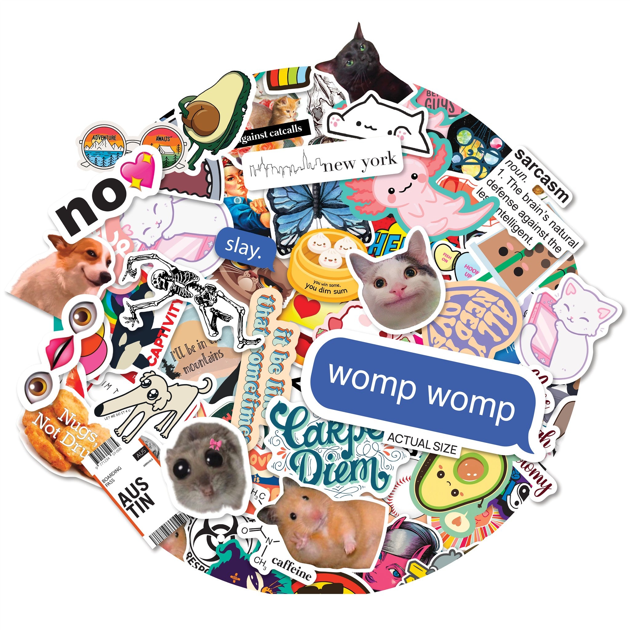 Original Mystery Pack 20 Vinyl Stickers