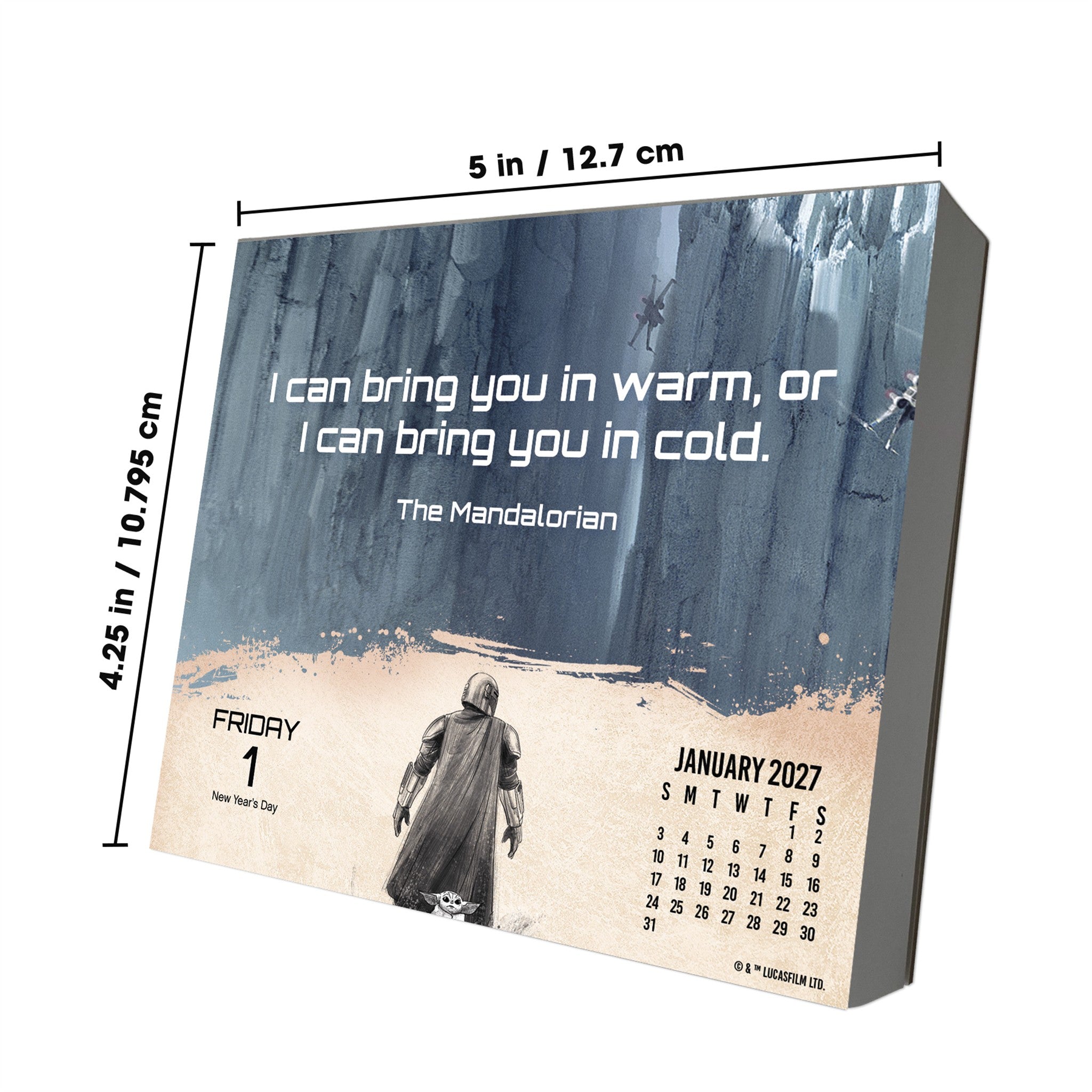 Star Wars Mandalorian 2027 Box Calendar - Online Only
