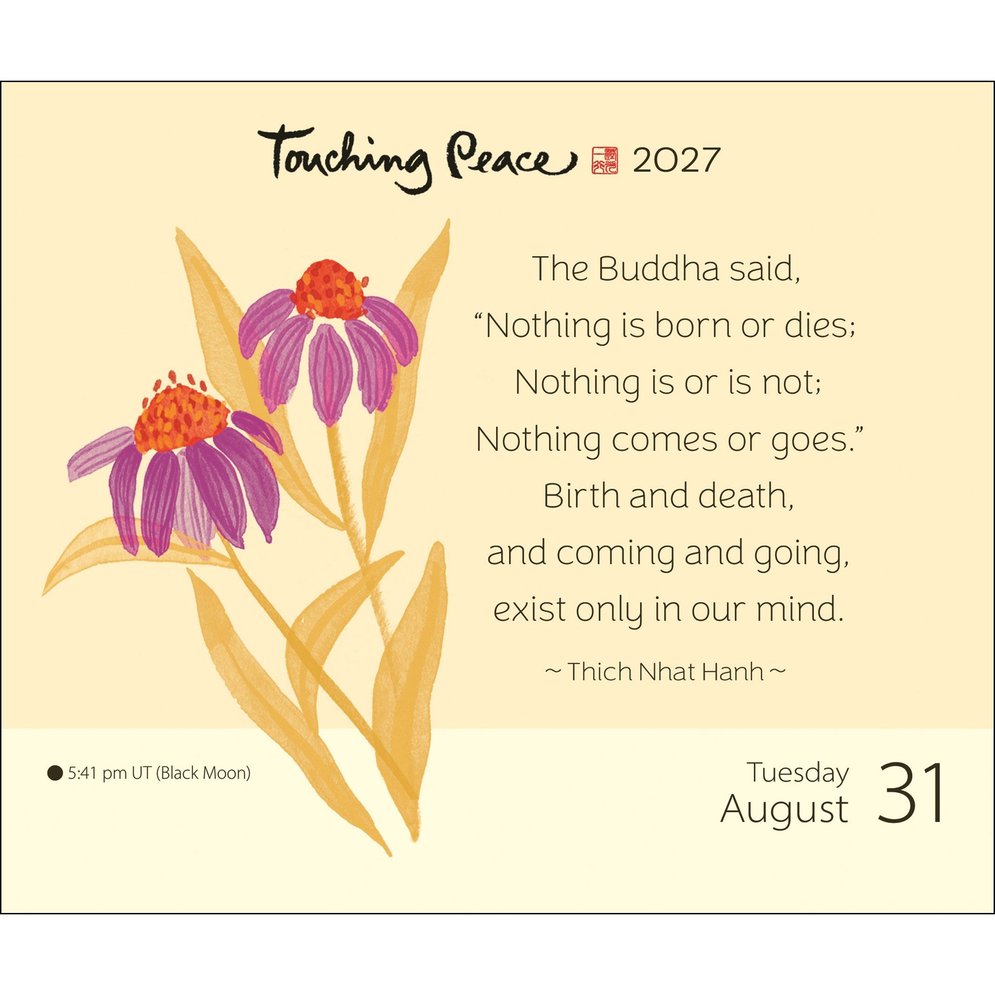Thich Nhat Hanh 2027 Box Calendar - Online Only