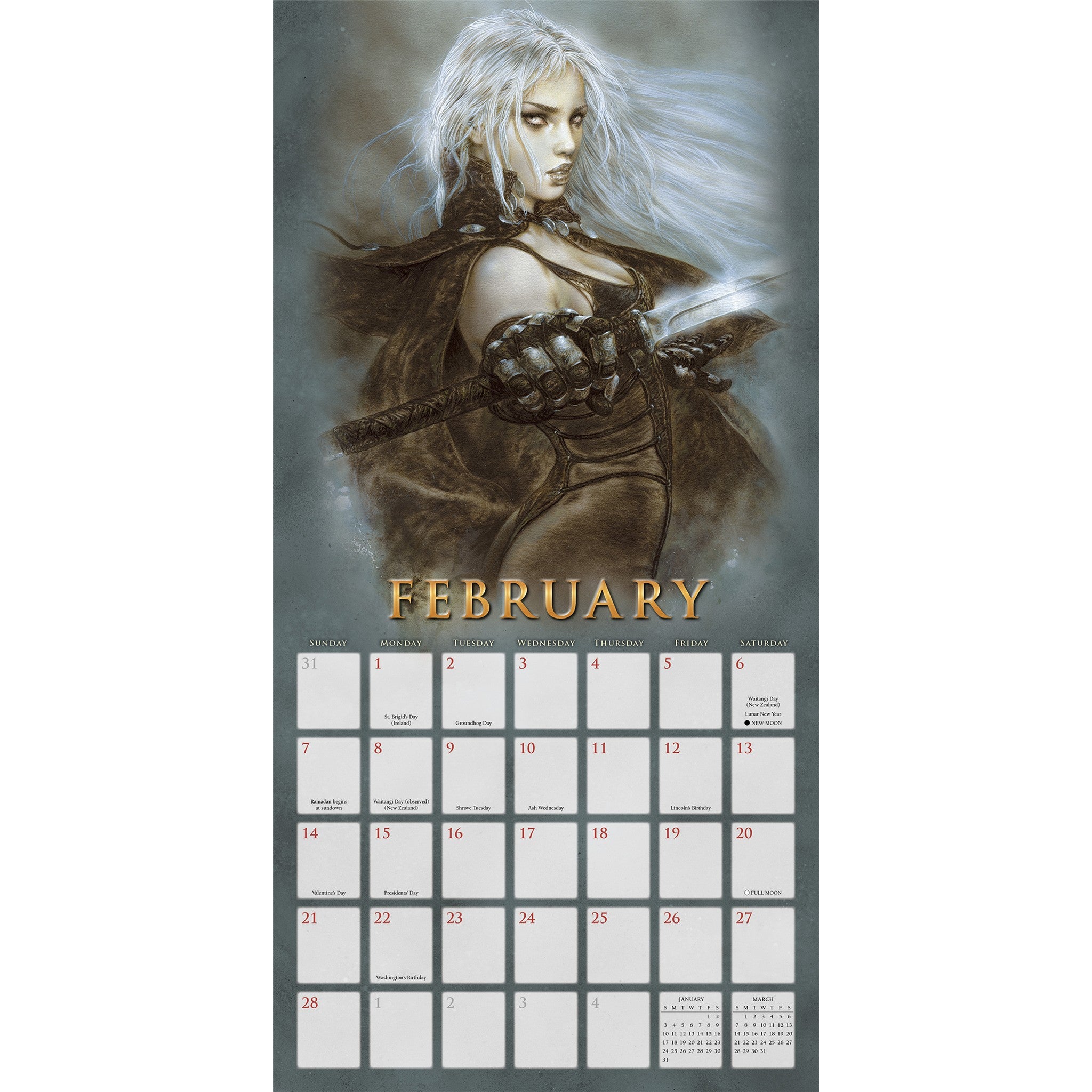 The Fantasy Art of Royo 2027 Wall Calendar