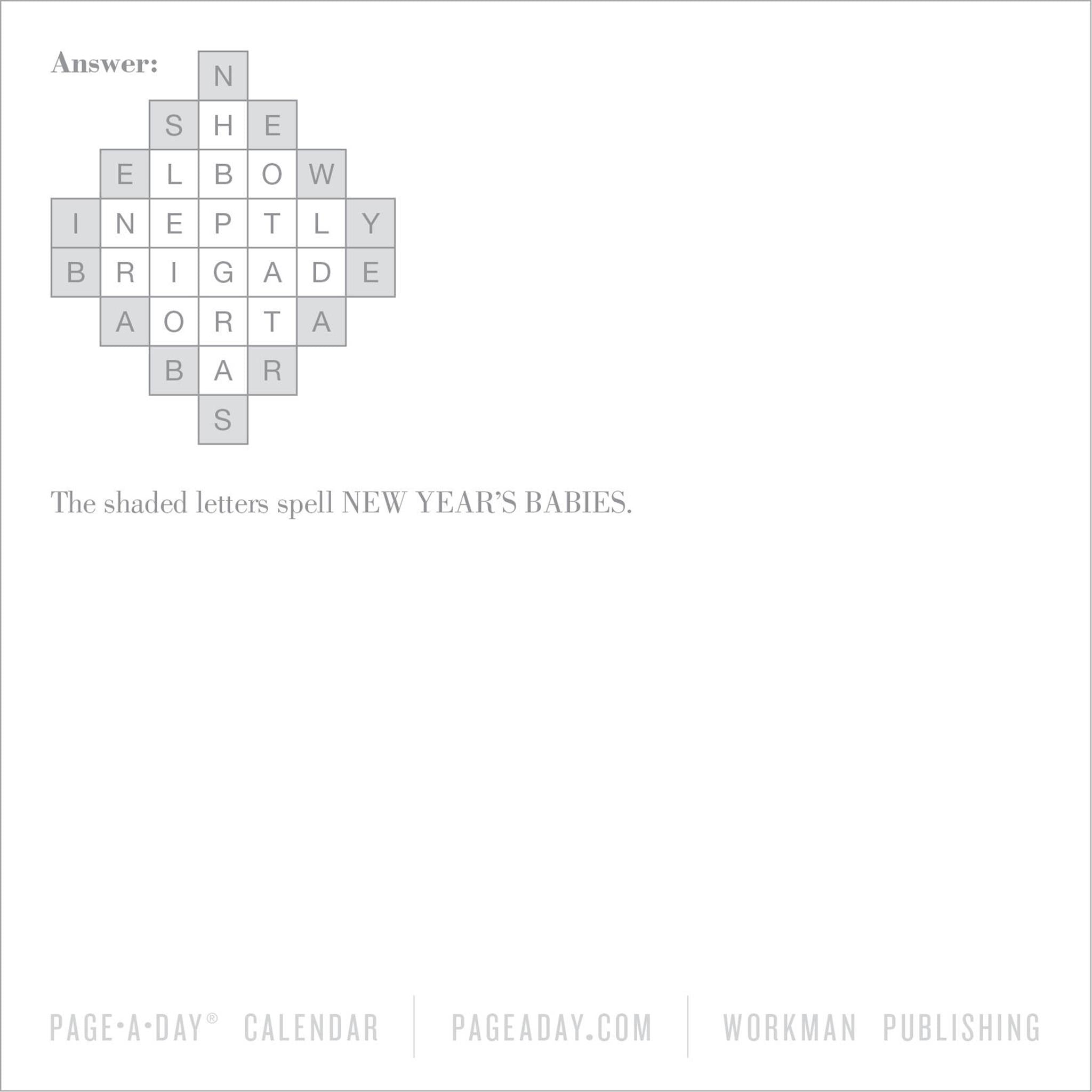 Mensa 365 Brain Puzzlers 2026 Box Calendar