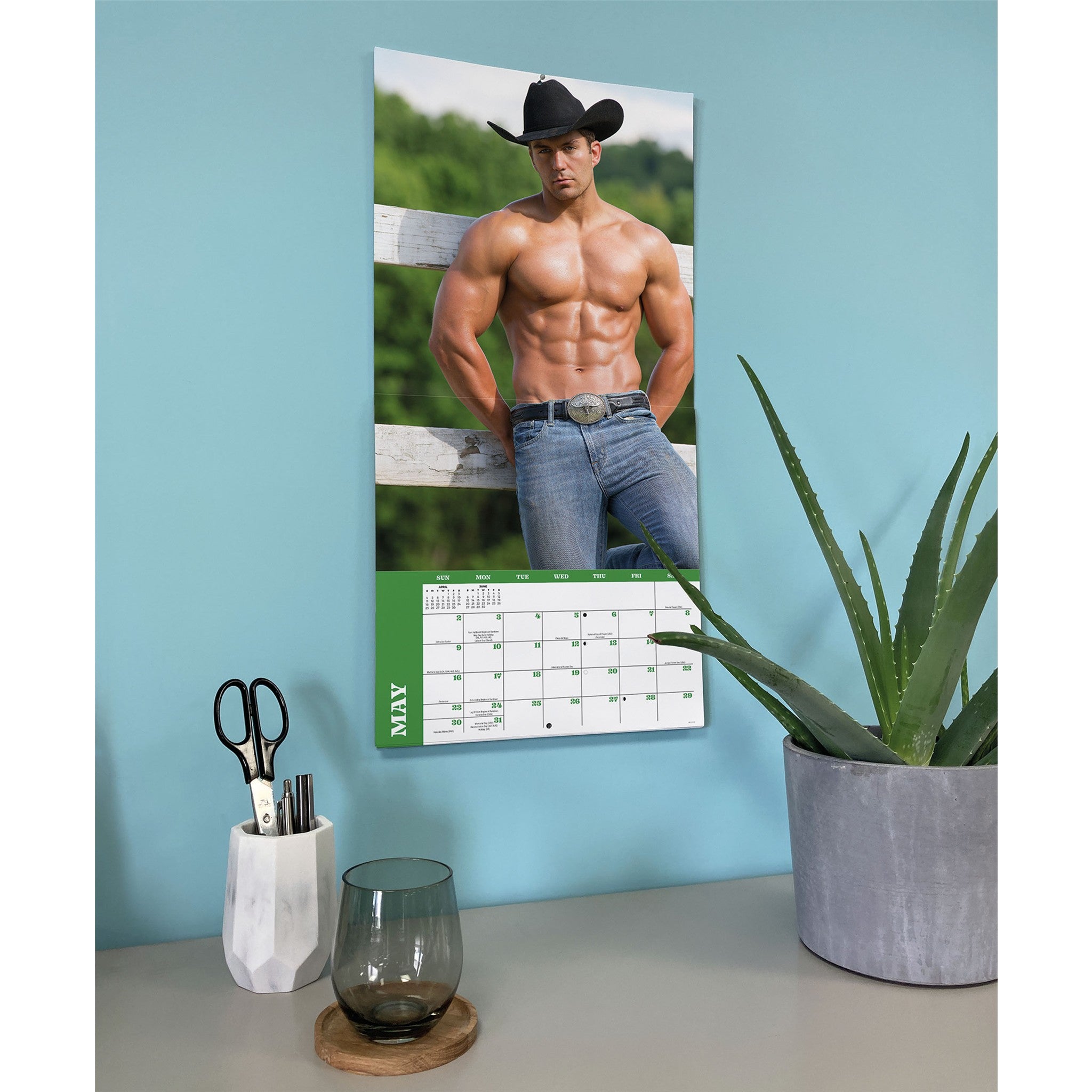 Studs and Spurs 2027 Wall Calendar