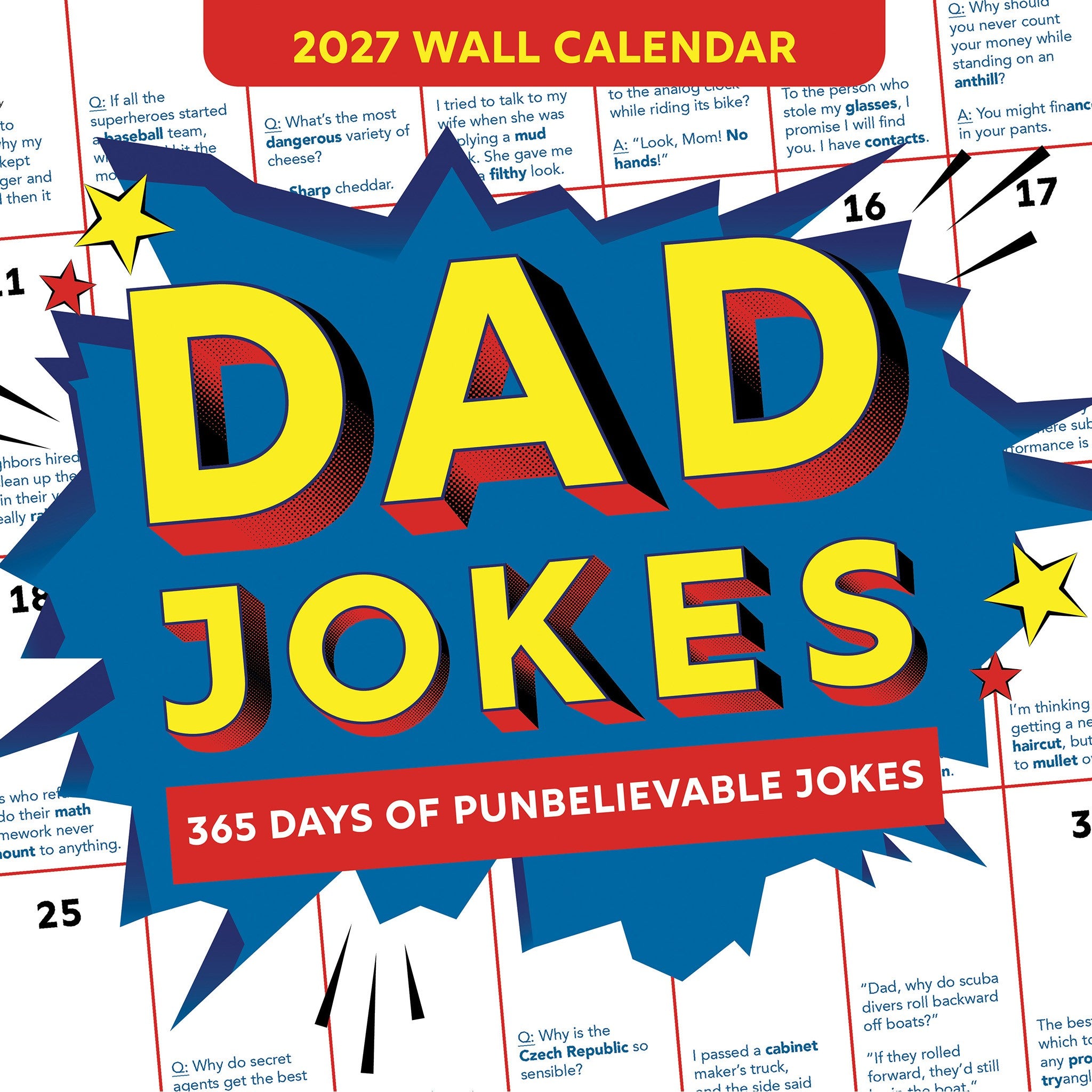 Dad Jokes 2027 Wall Calendar - Online Only