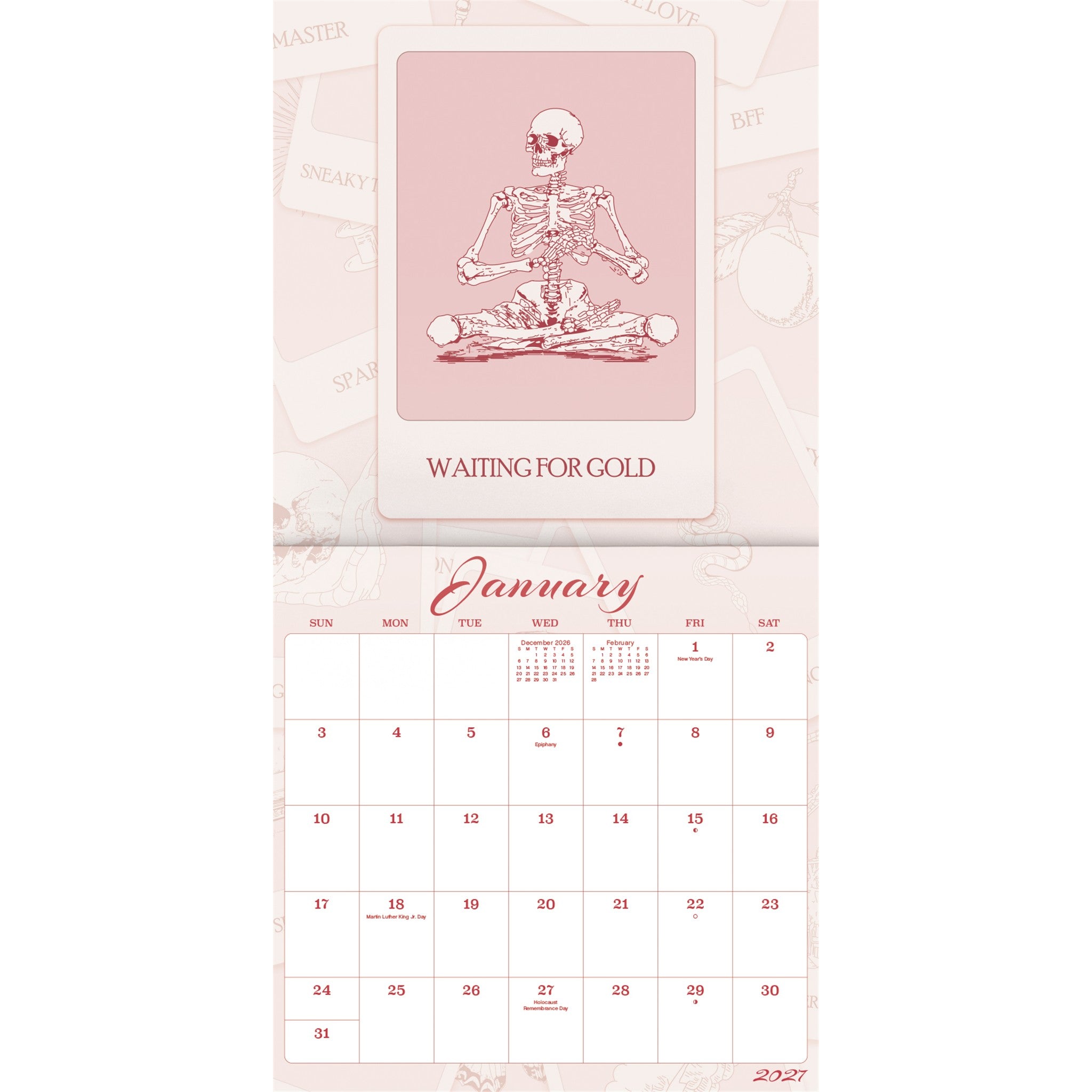 Tarot 2027 Wall Calendar - Online Only