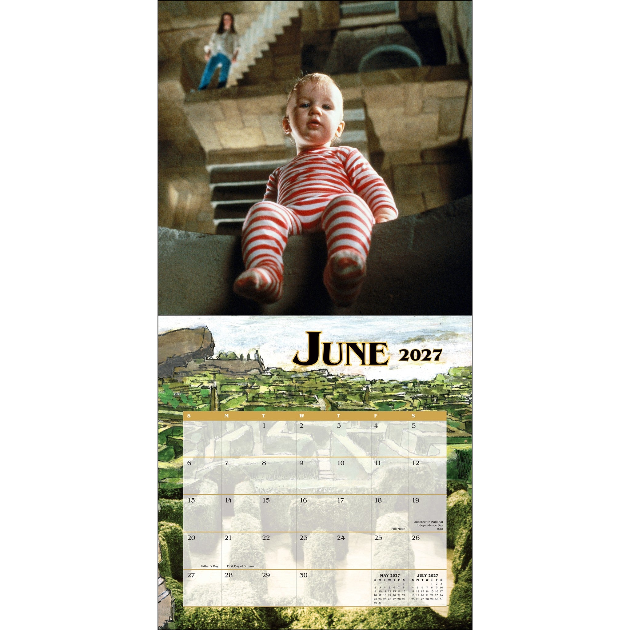 Jim Henson’s Labyrinth 2027 Wall Calendar