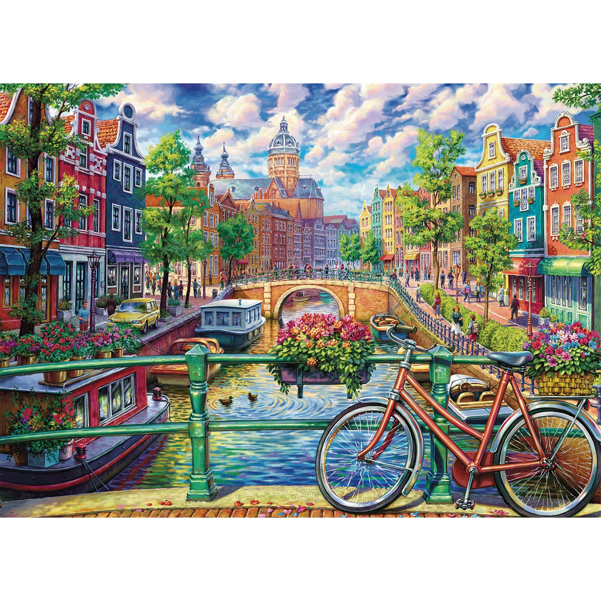 Amsterdam Canal 1000 Piece Puzzle