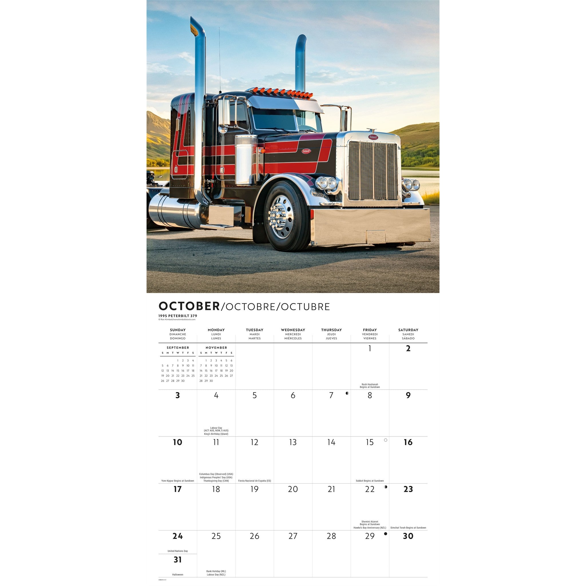 Trucks 2027 Wall Calendar