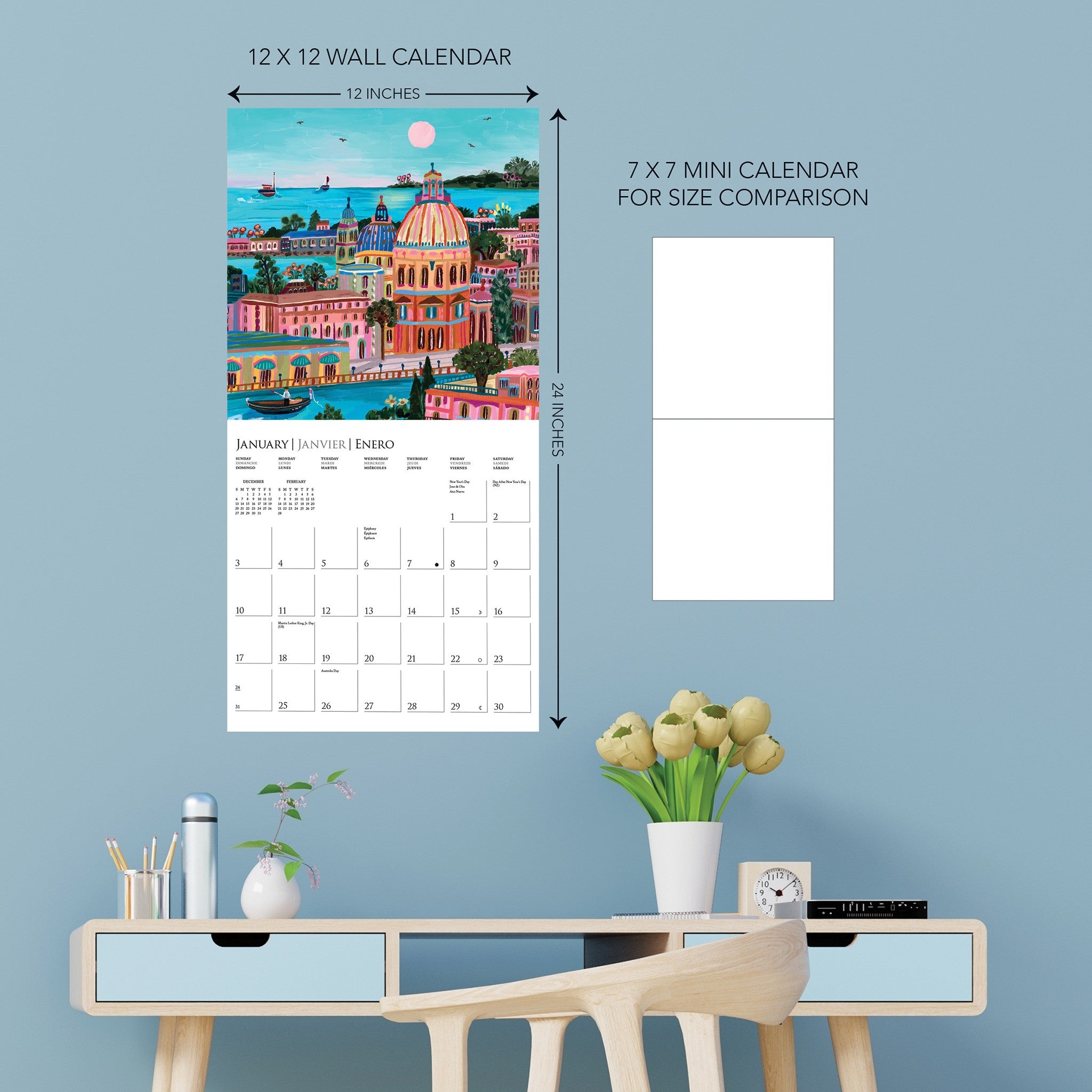 Around the World 2027 Wall Calendar - Online Only