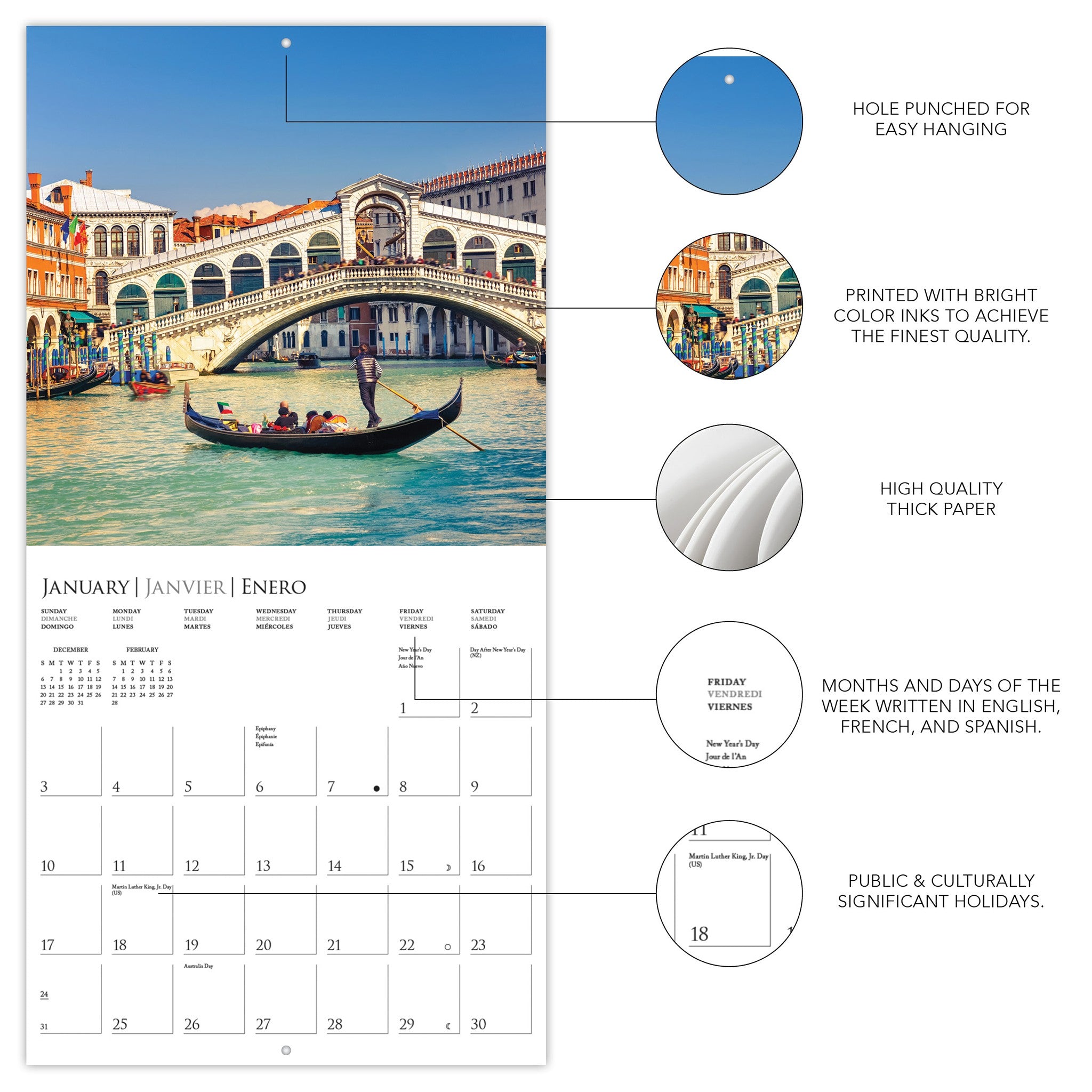 Italia 2027 Mini Calendar