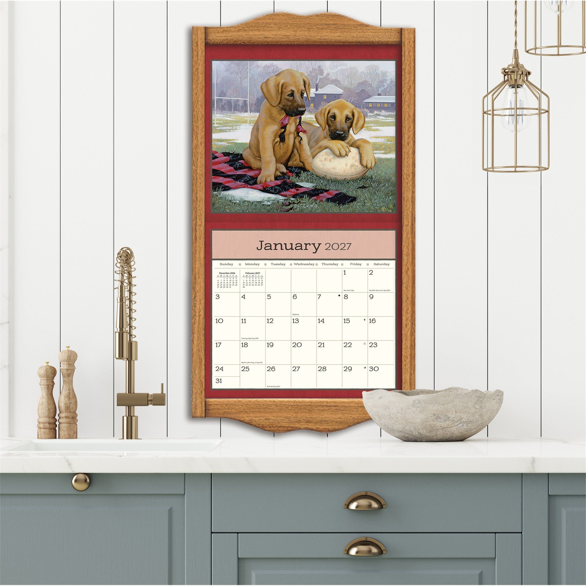 Puppy 2027 Wall Calendar - Online Only
