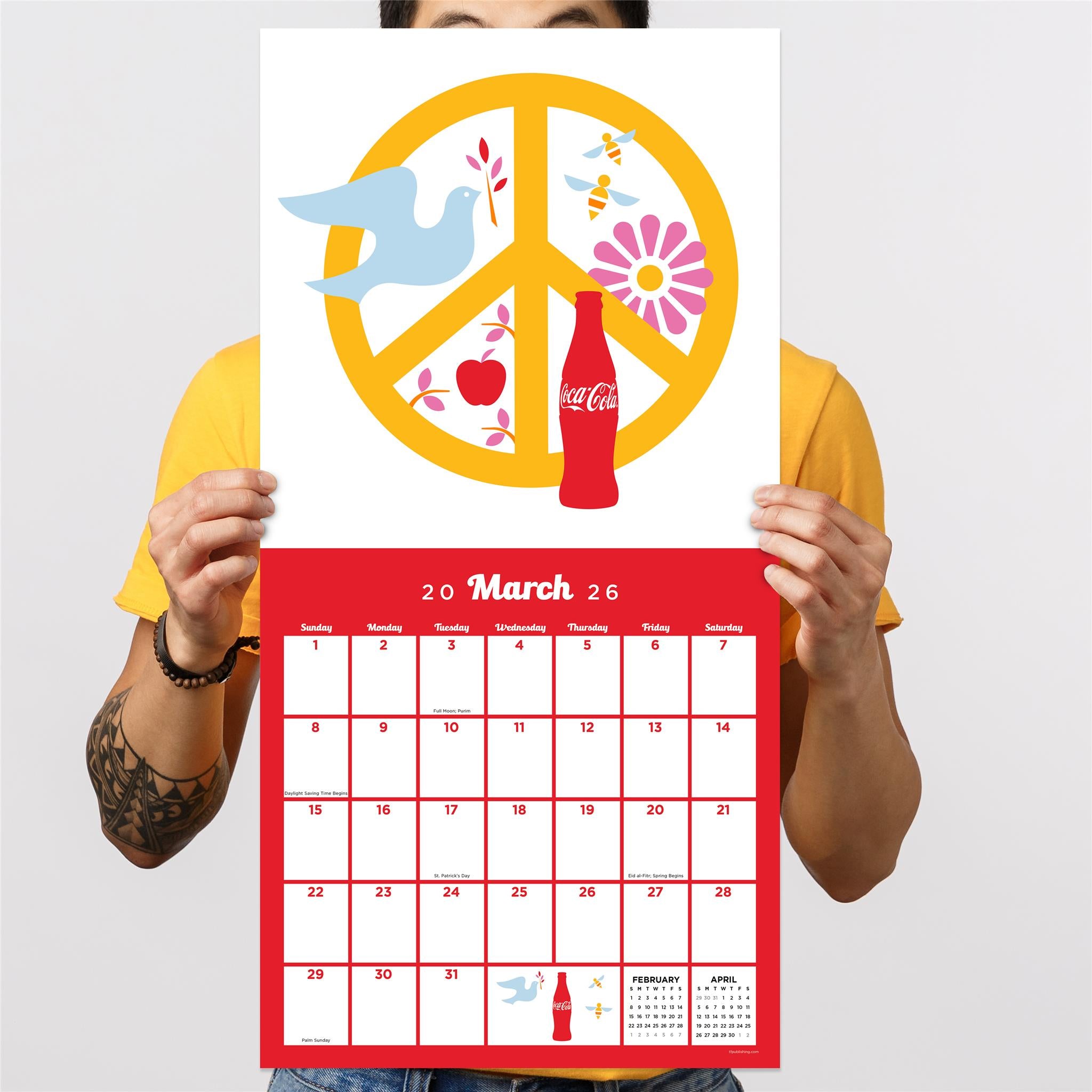 Coke: Harmony 2026 Wall Calendar - Online Only