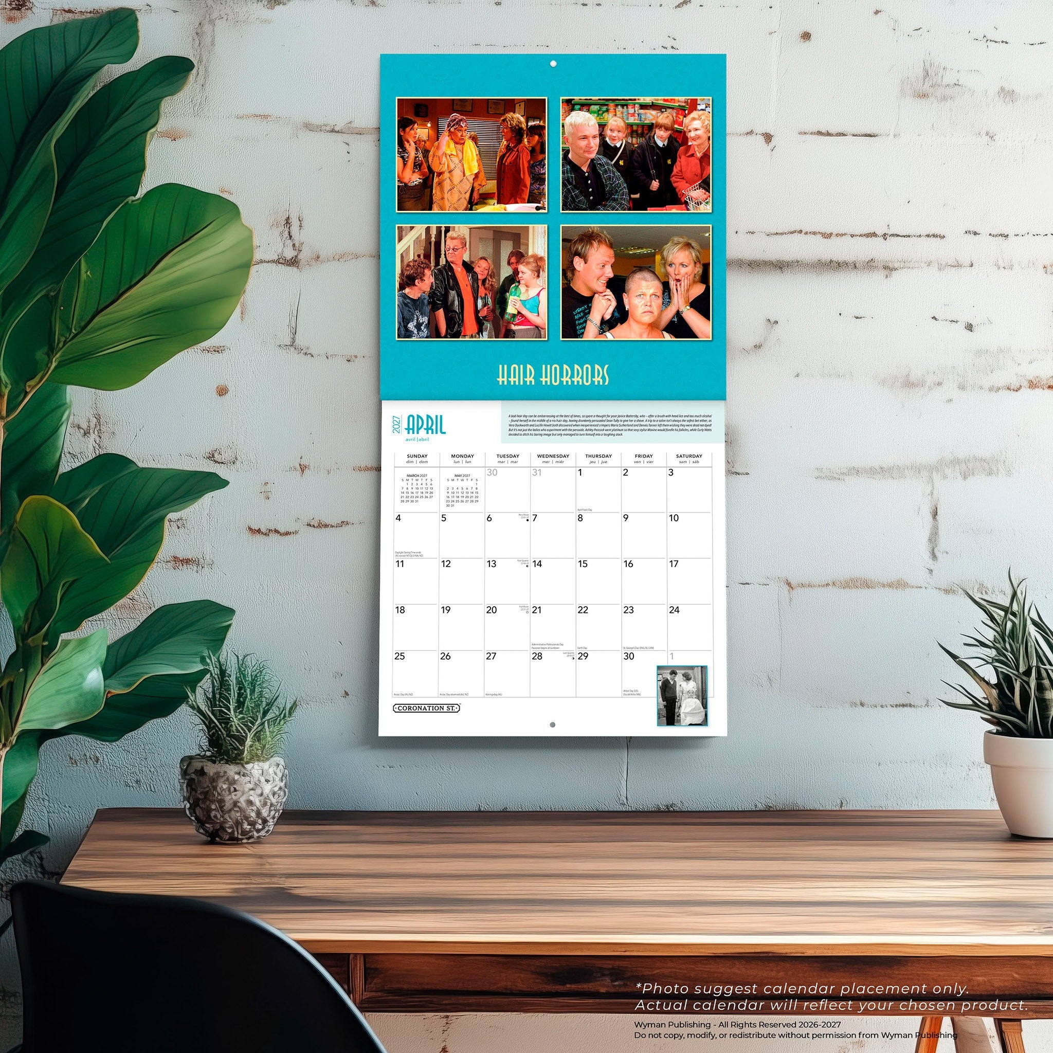Coronation Street 2027 Wall Calendar