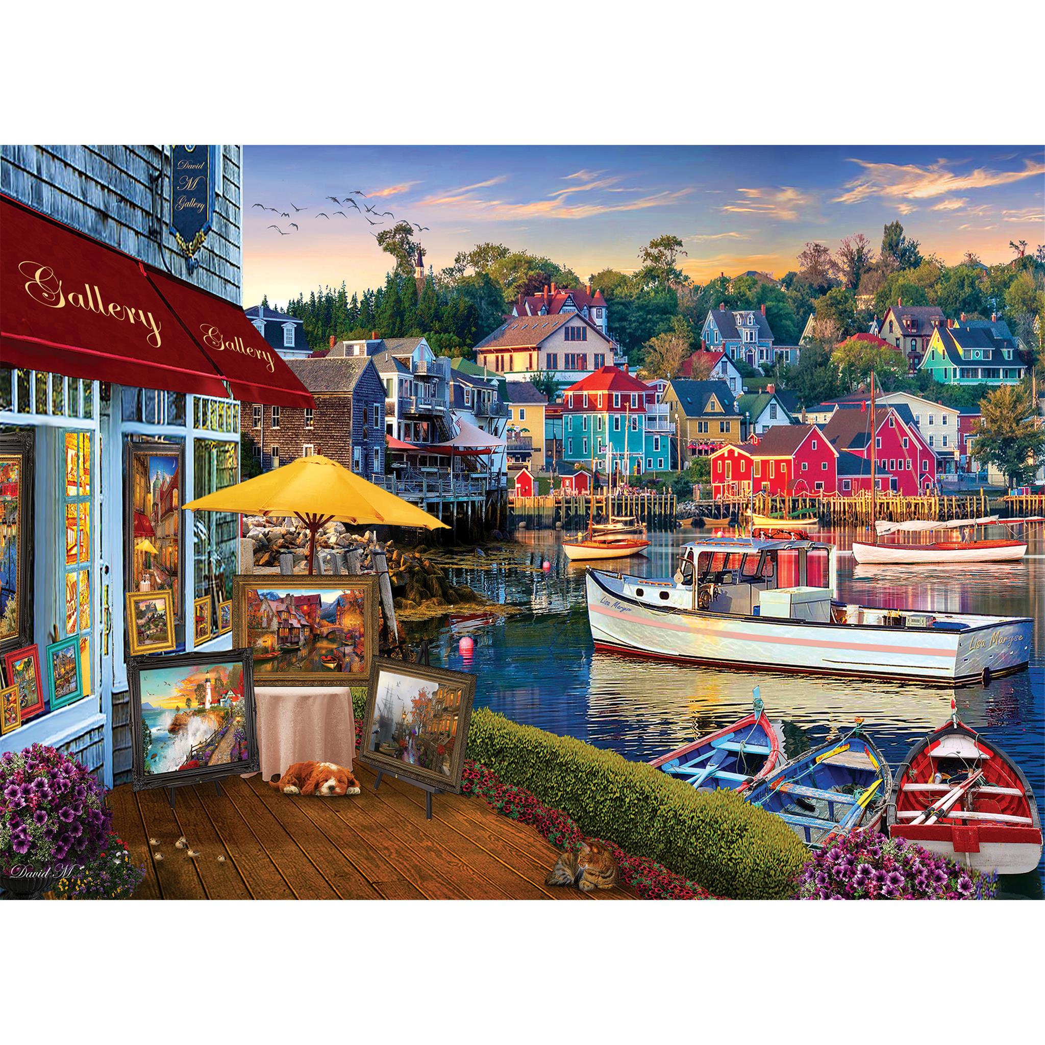 Harbor Gallery 1000 Piece Puzzle Cobble Hill