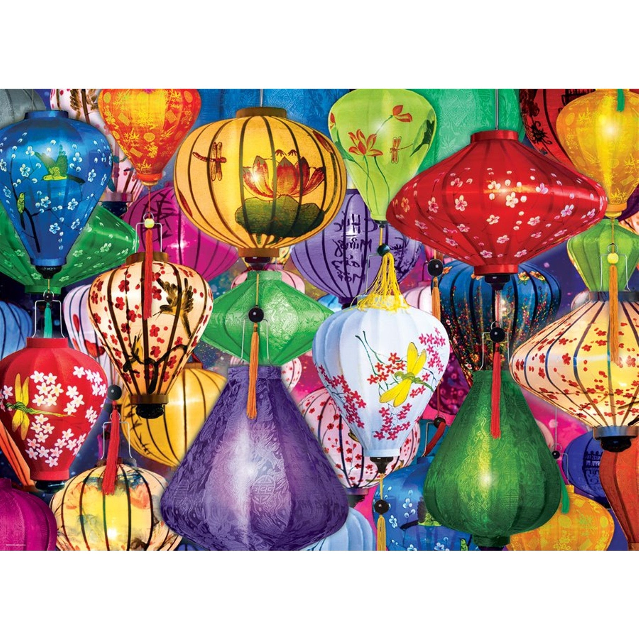 Asian Lanterns 1000 Piece Puzzle