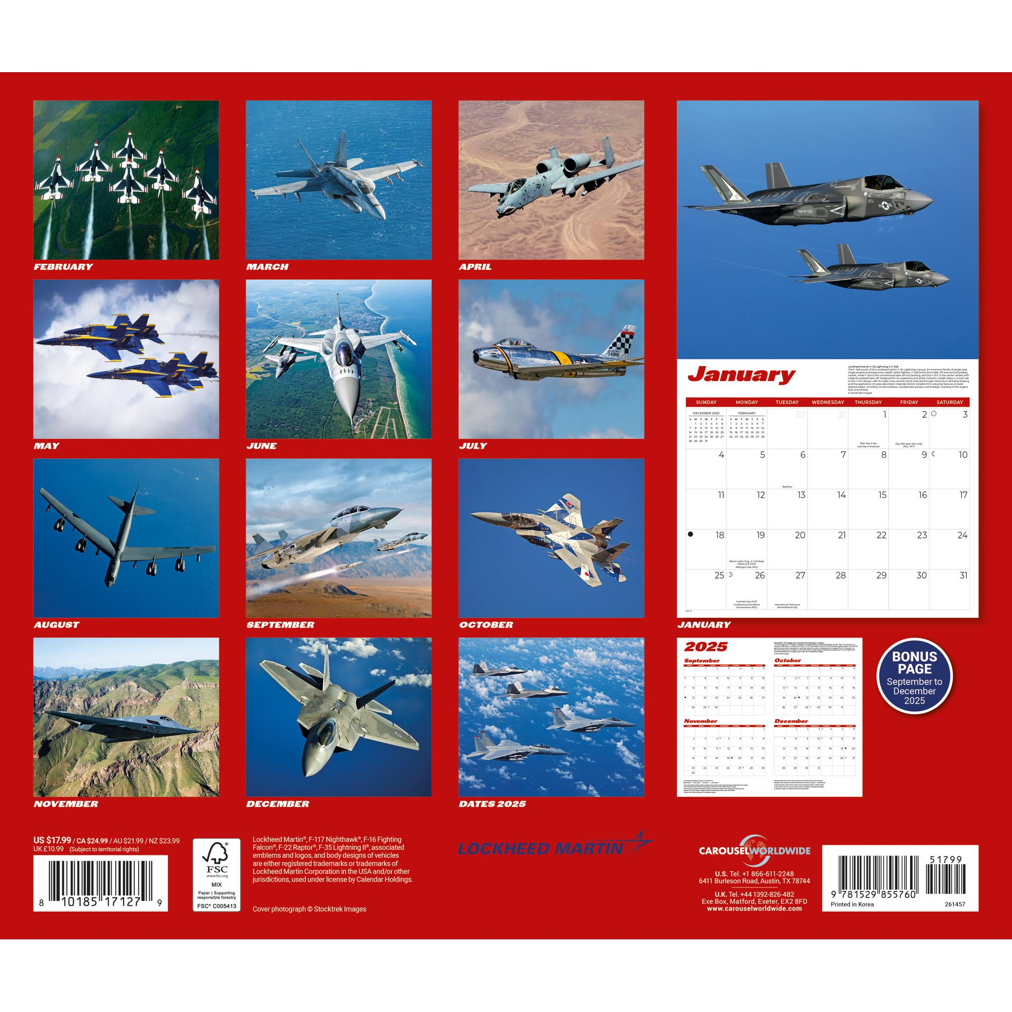 Jets 2026 Wall Calendar