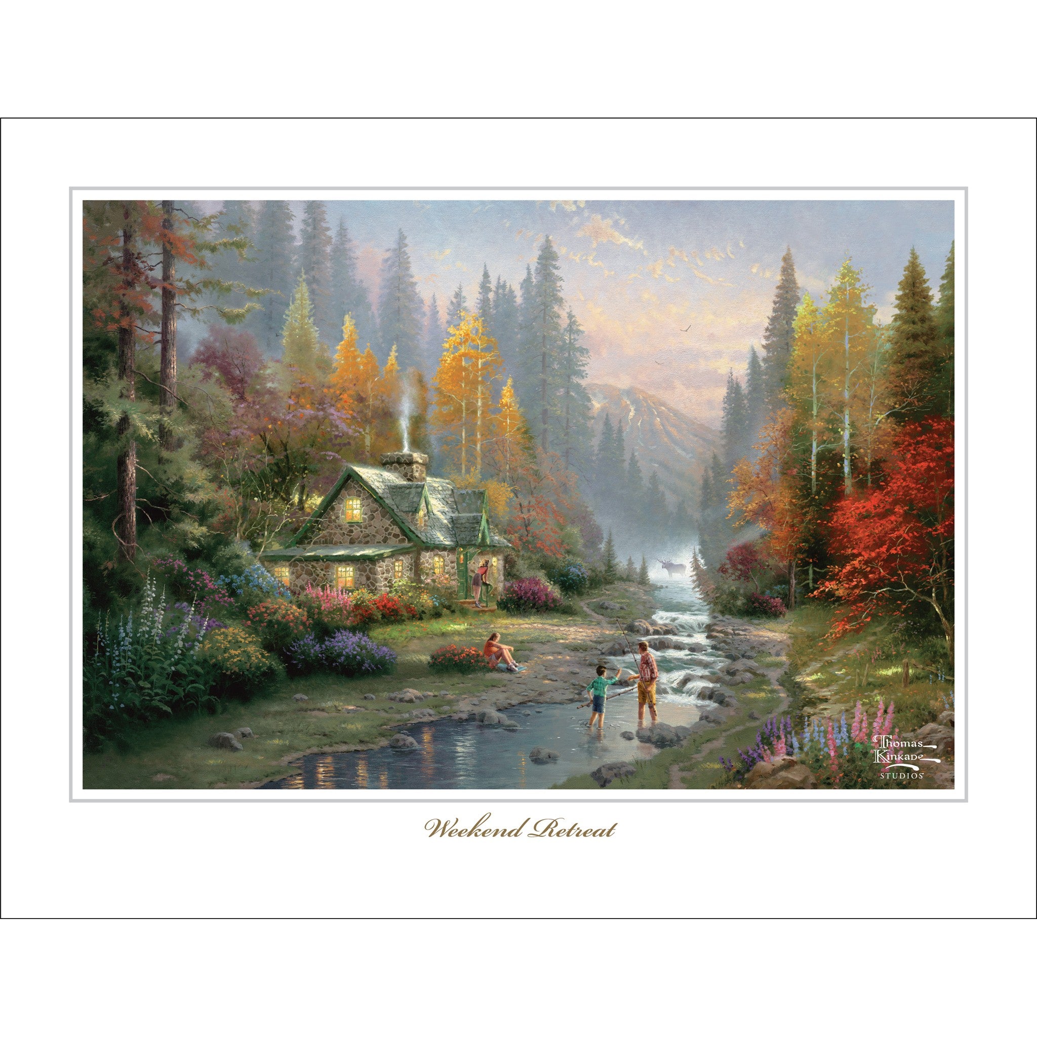 Thomas Kinkade Lights of Home Special Collector's Edition Deluxe 2027 Wall Calendar