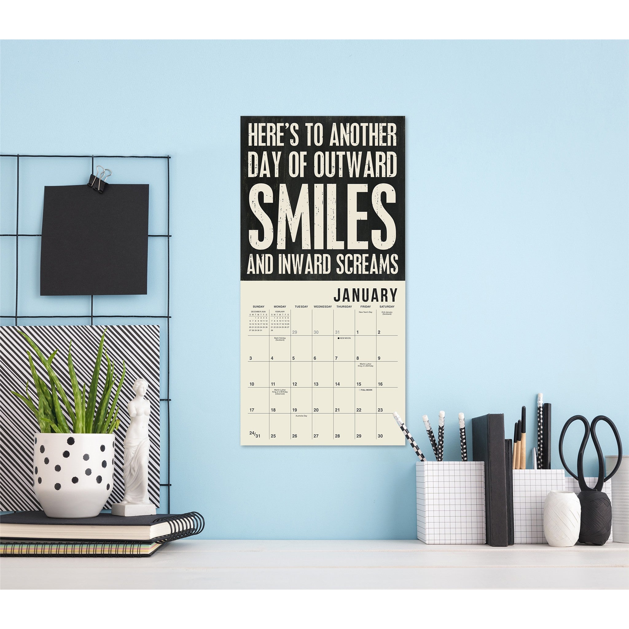 Words to Live By 2027 Mini Calendar