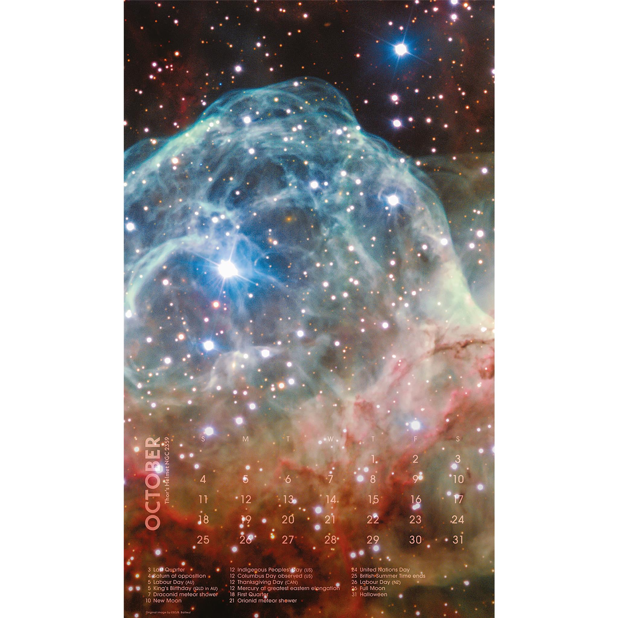 Deep Space Big Picture 2026 Poster Calendar