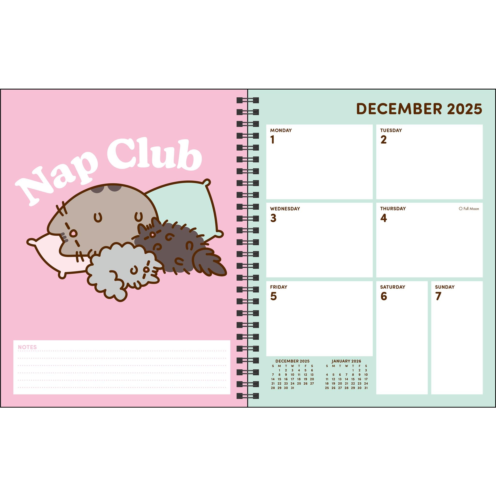 Pusheen 2025-2026 Engagement Calendar