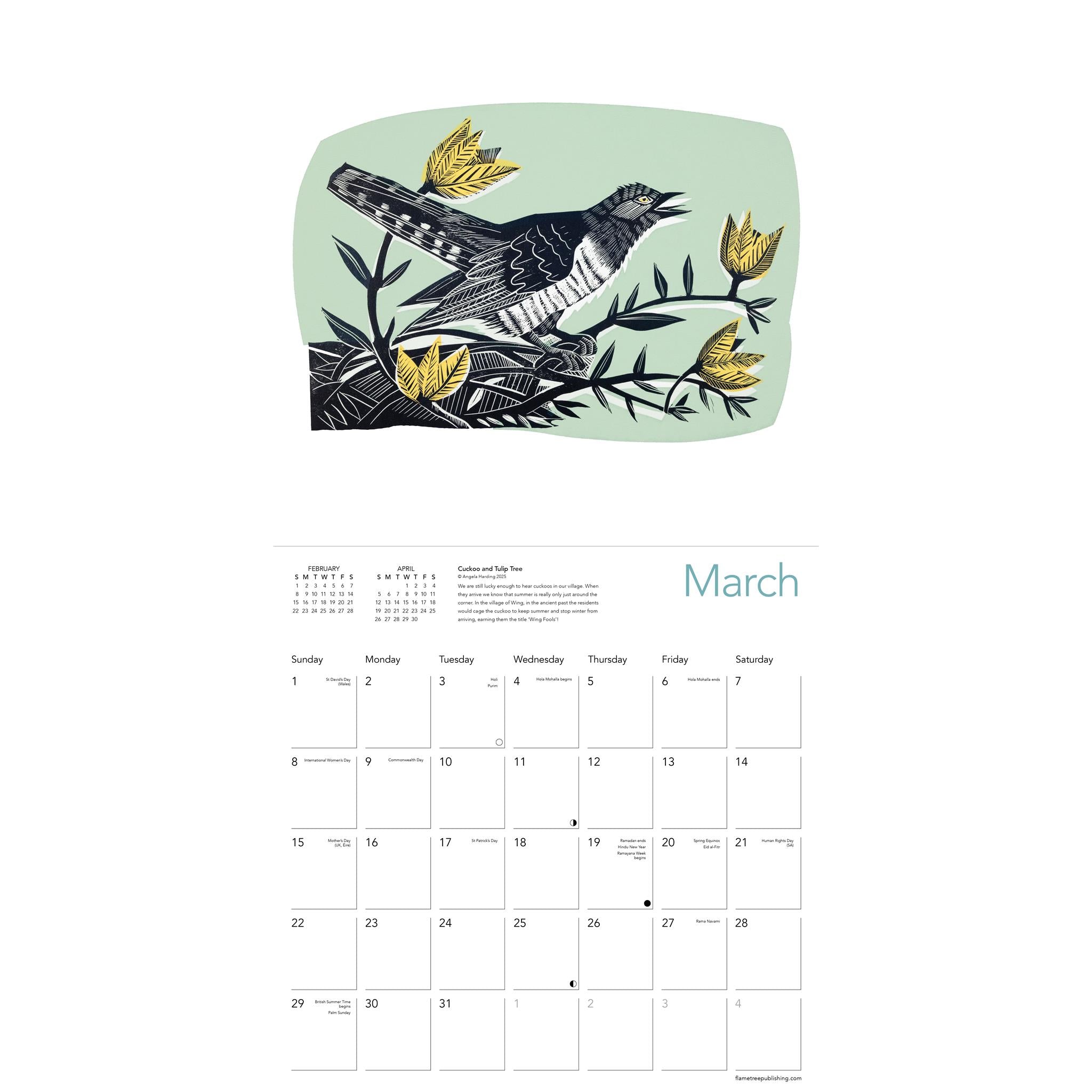 Angela Harding 2026 Wall Calendar - Online Only