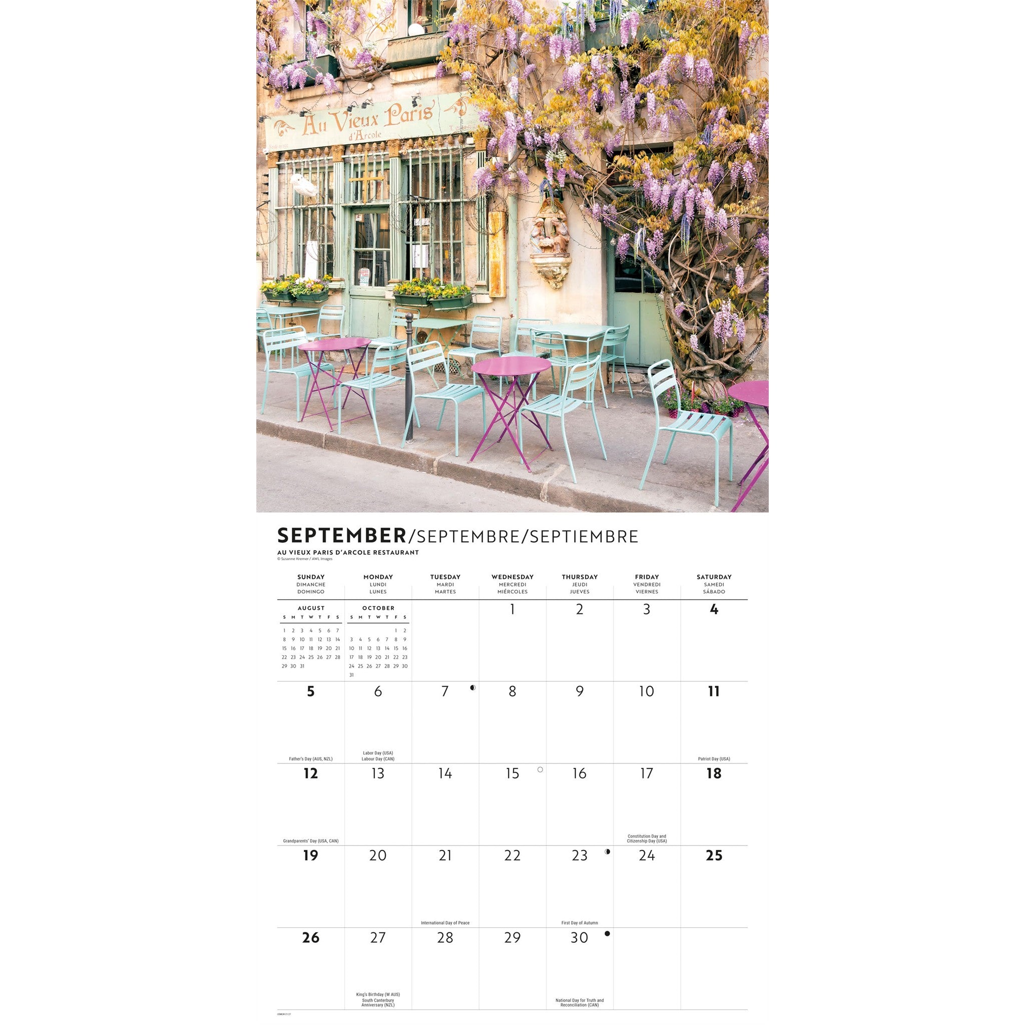 Parisian Lifestyle 2027 Wall Calendar