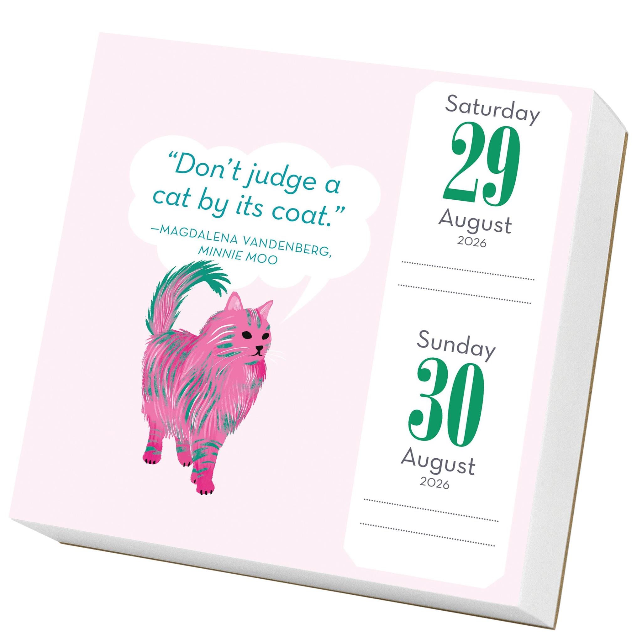 Cat Trivia 2026 Box Calendar