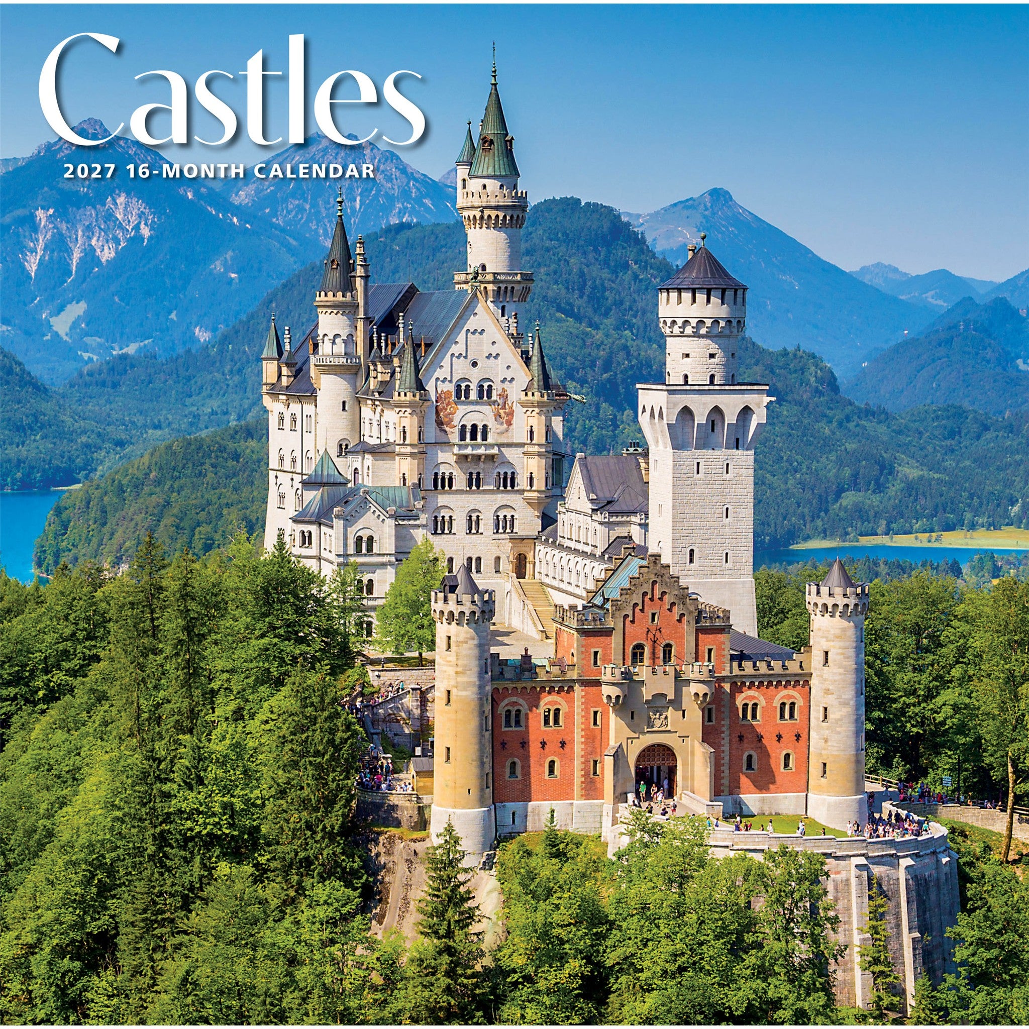 Castles 2027 Wall Calendar