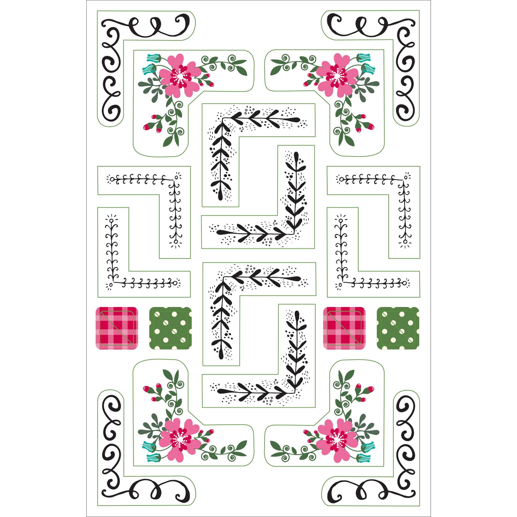 Borders Frames Planner Stickers