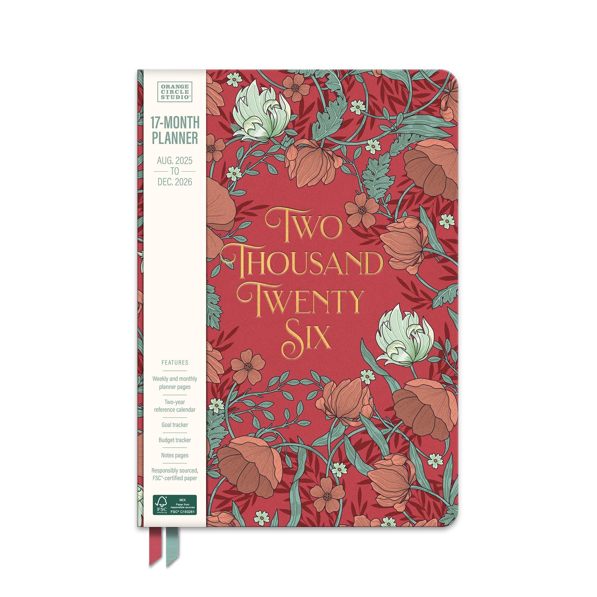 Age of Romance Clara Clothbound 2025-2026 Engagement Calendar