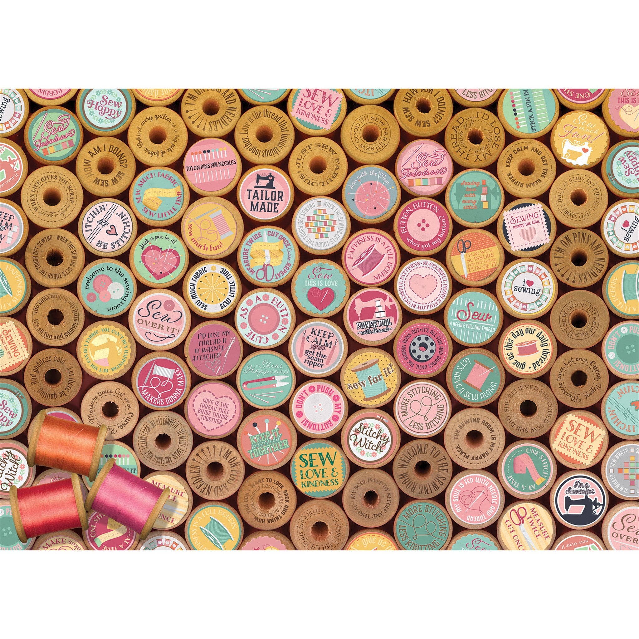 Sew Happy 1000 Piece Puzzle