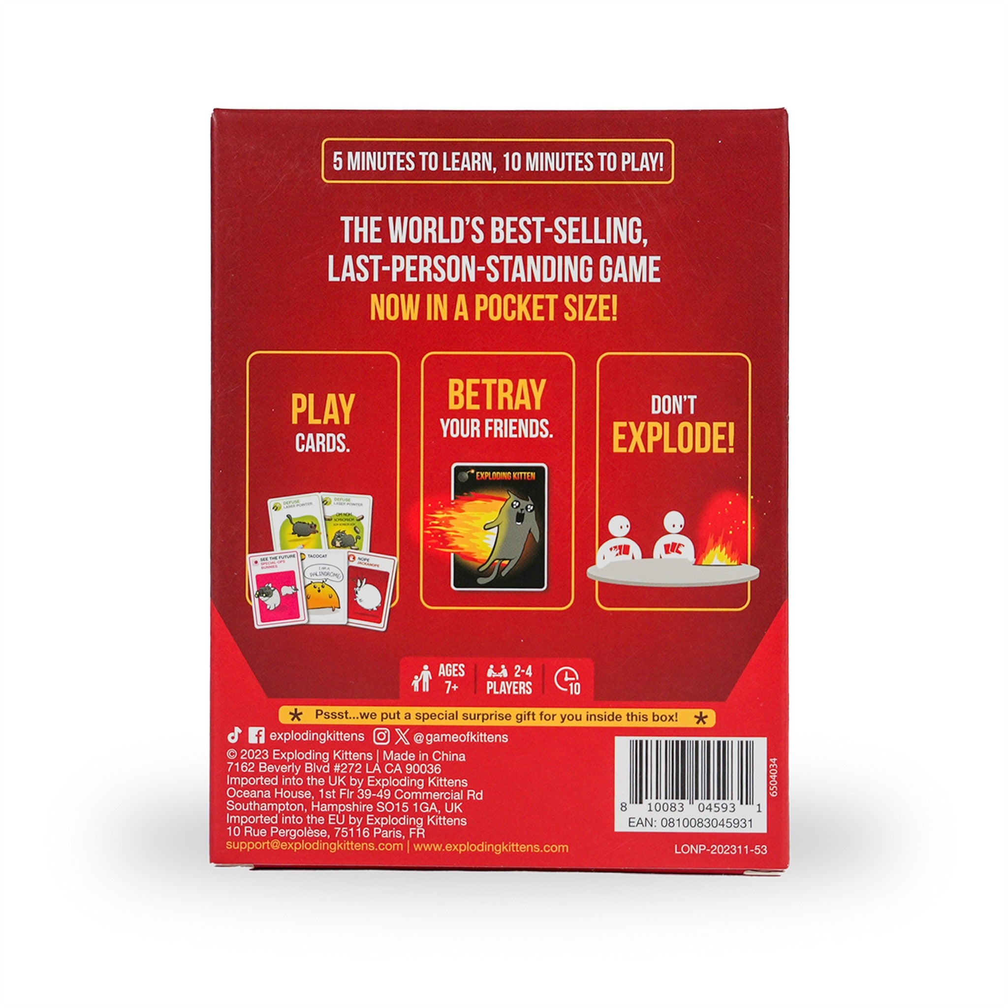 Exploding Kittens Grab & Game