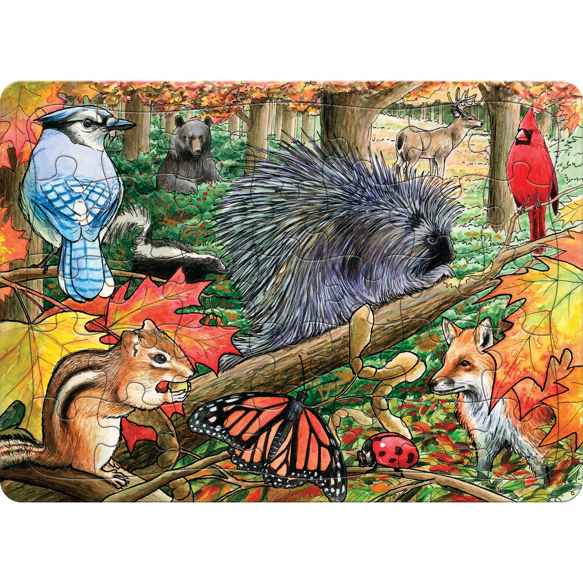 Eastern Woodlands 35 Piece Tray Puzzle