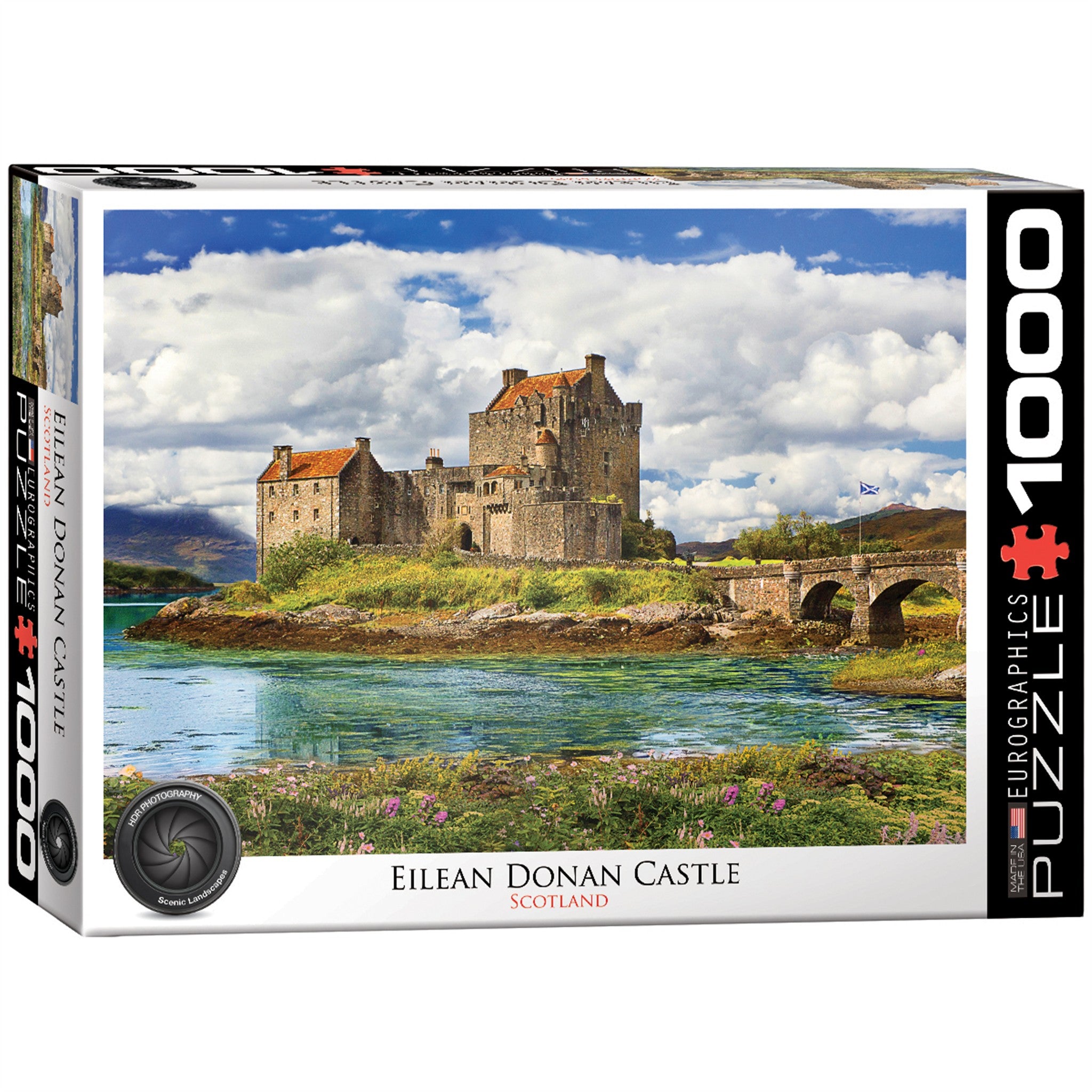 Eilean Donan Castle Scotland Exclusive 1000 Piece Puzzle