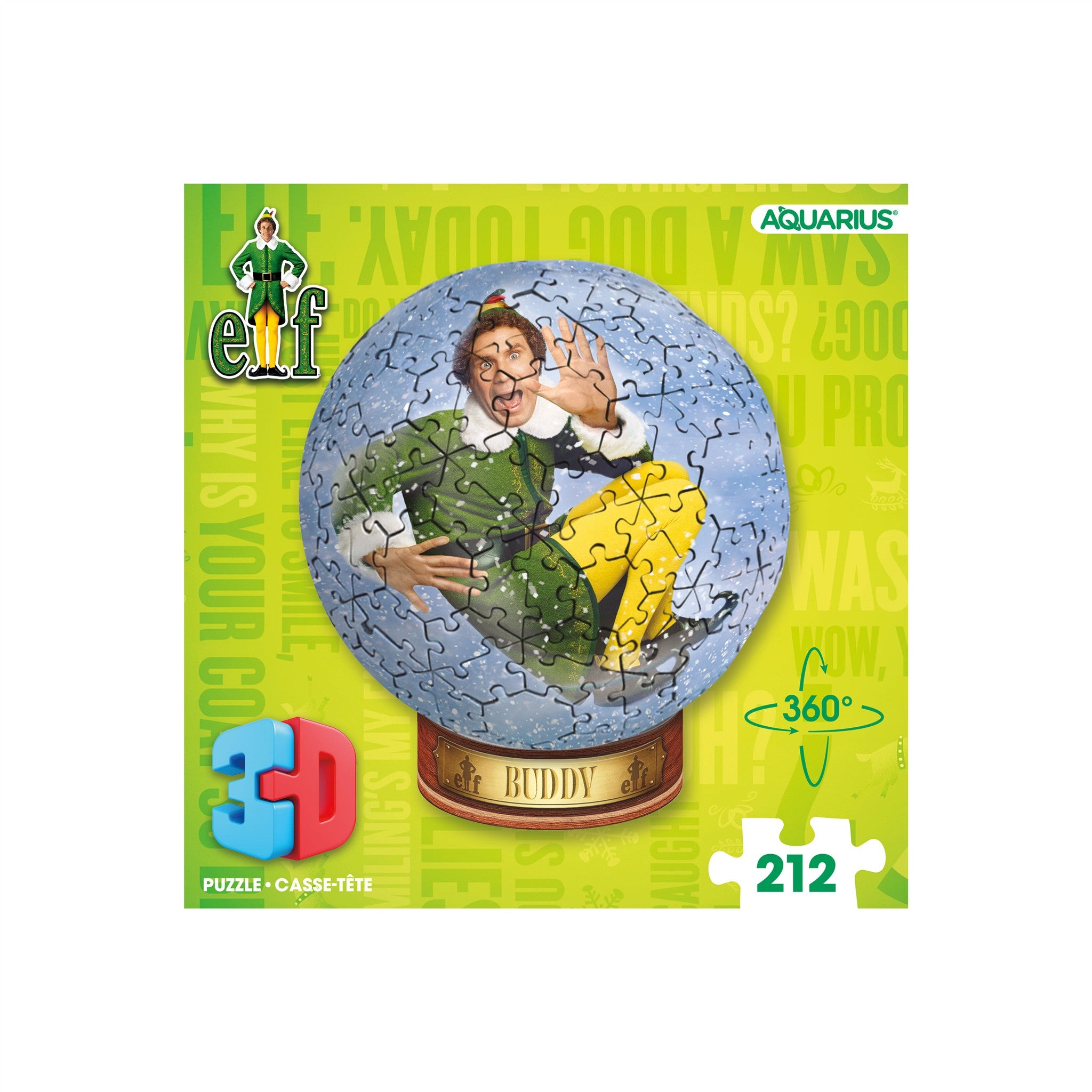 Elf 3D Sphere 212 Piece Puzzle
