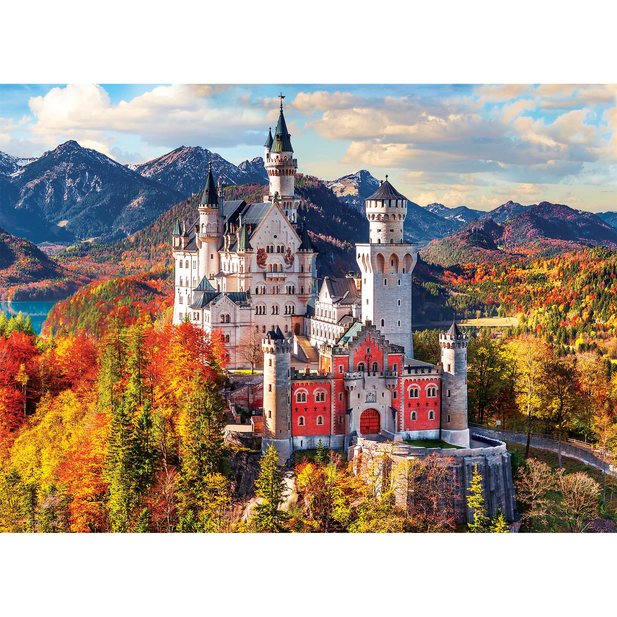 Neuschwanstein Castle in Autum Exclusive 1000 Piece Puzzle