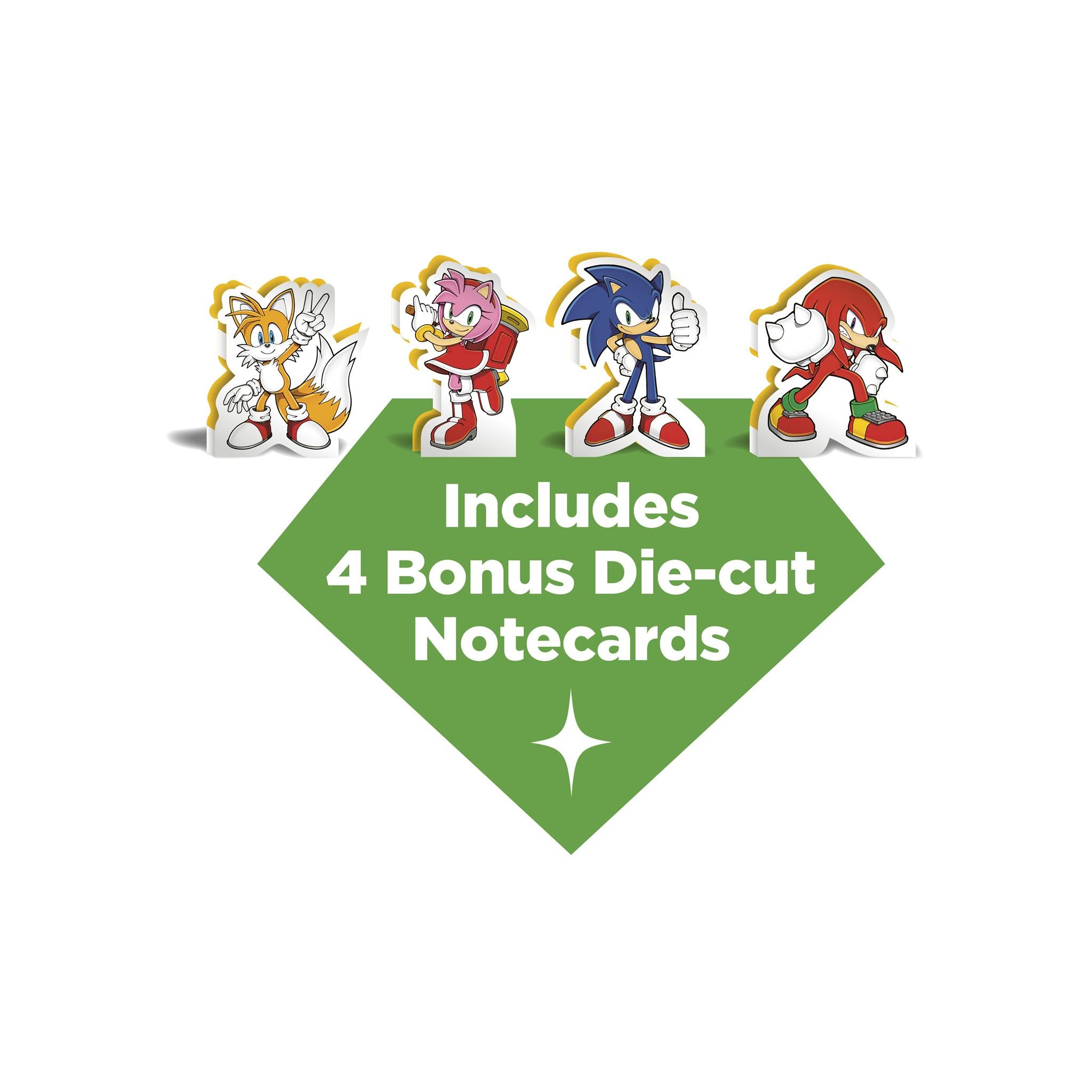 Sonic The Hedgehog 35th Anniversary with Notecards 2026 Deluxe Wall Calendar - Online Only