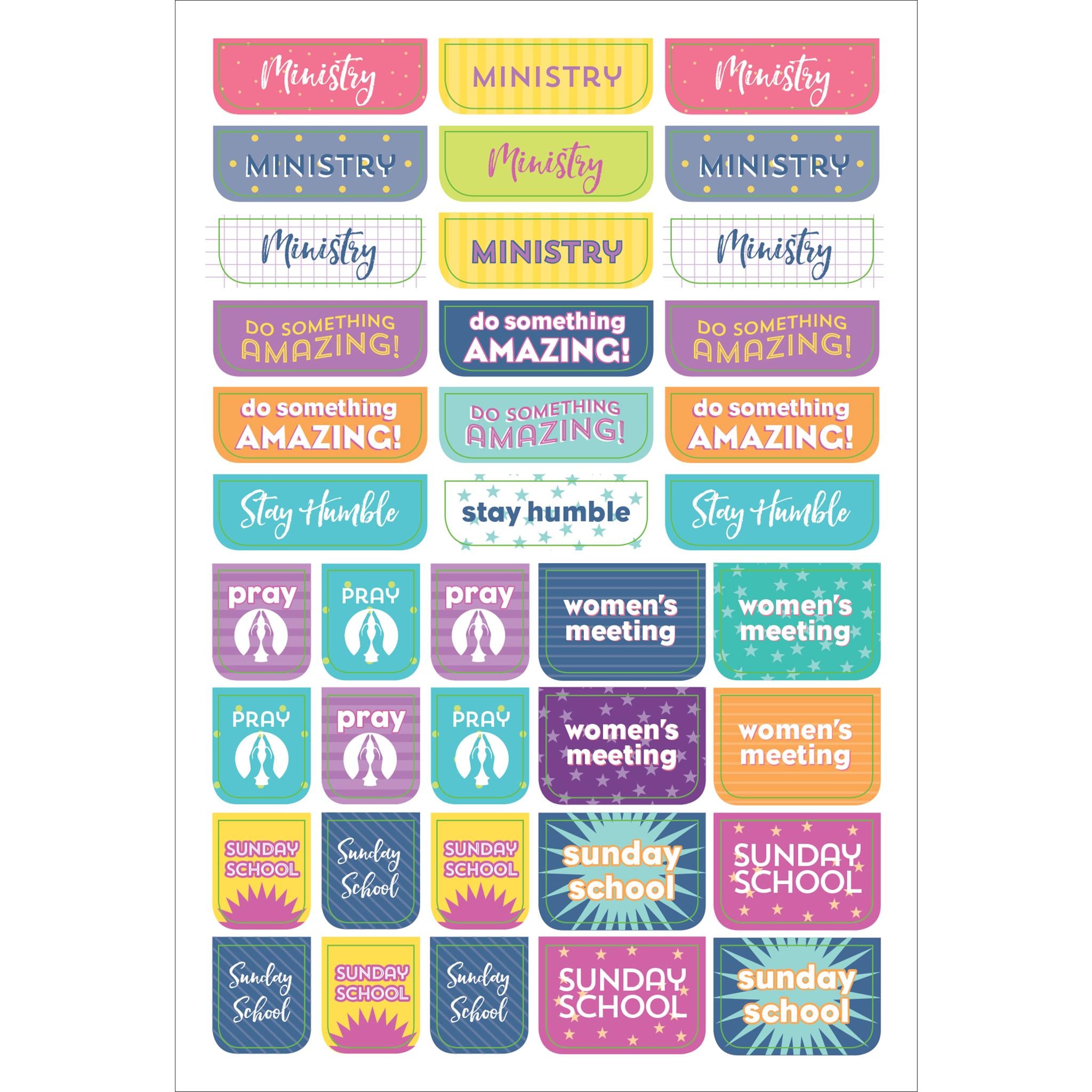 Bible Planner Stickers