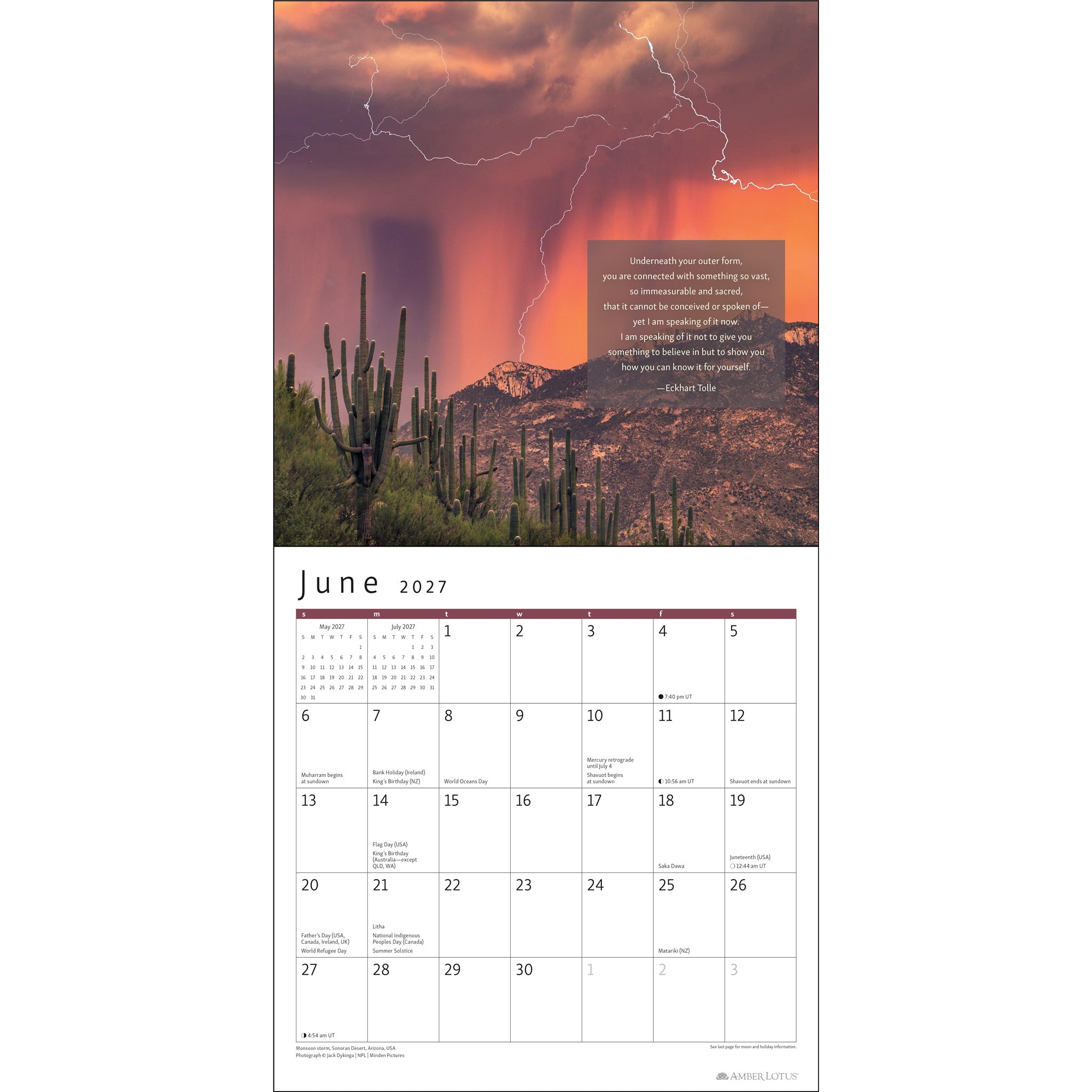 Power of Now 2027 Wall Calendar - Online Only