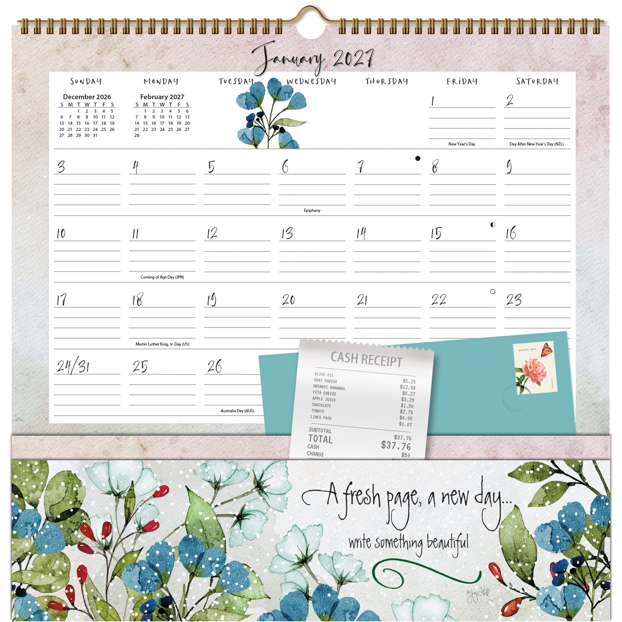 Country Pleasures Note Nook 2027 Wall Calendar - Online Only