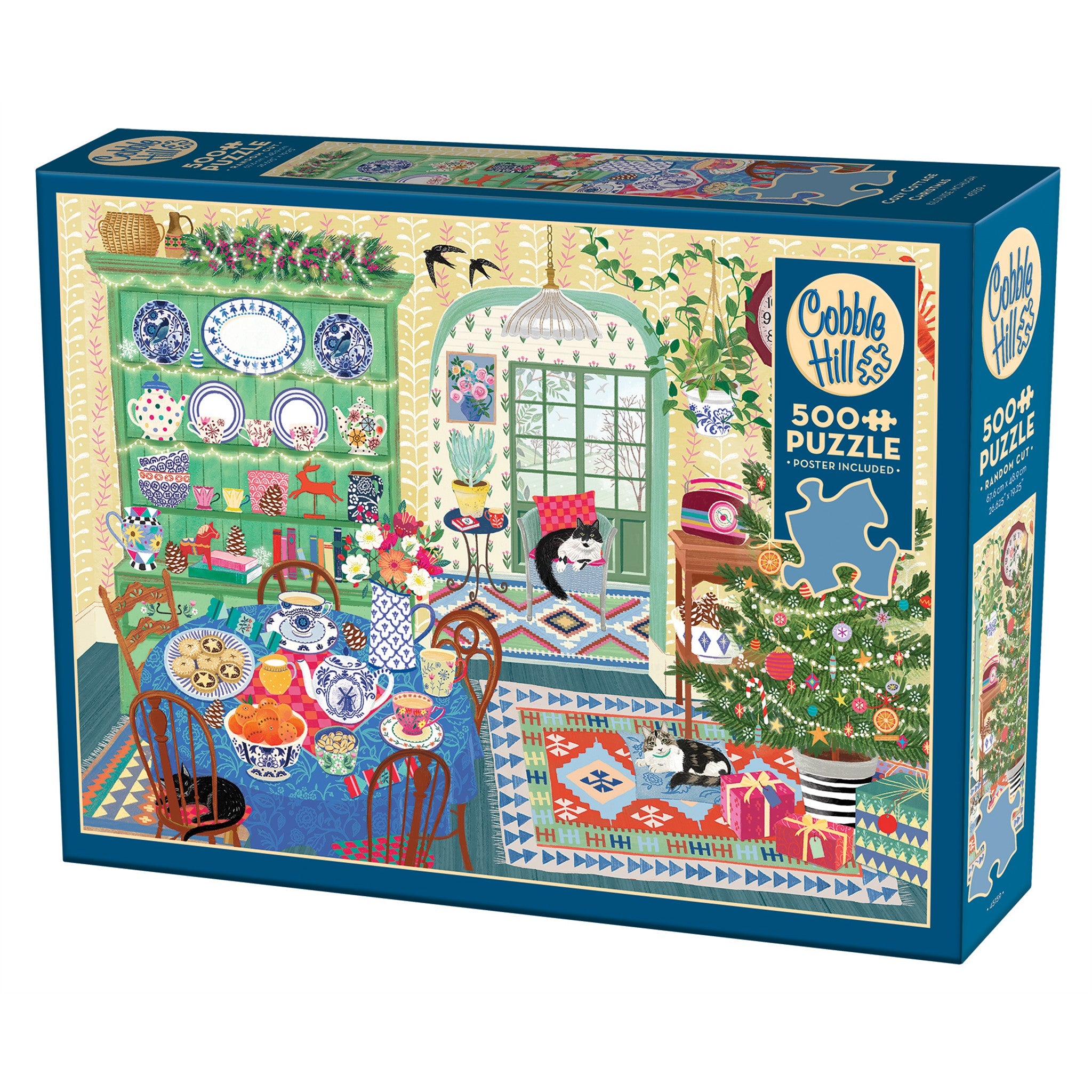 Cozy Cottage Christmas Exclusive 500 Piece Puzzle