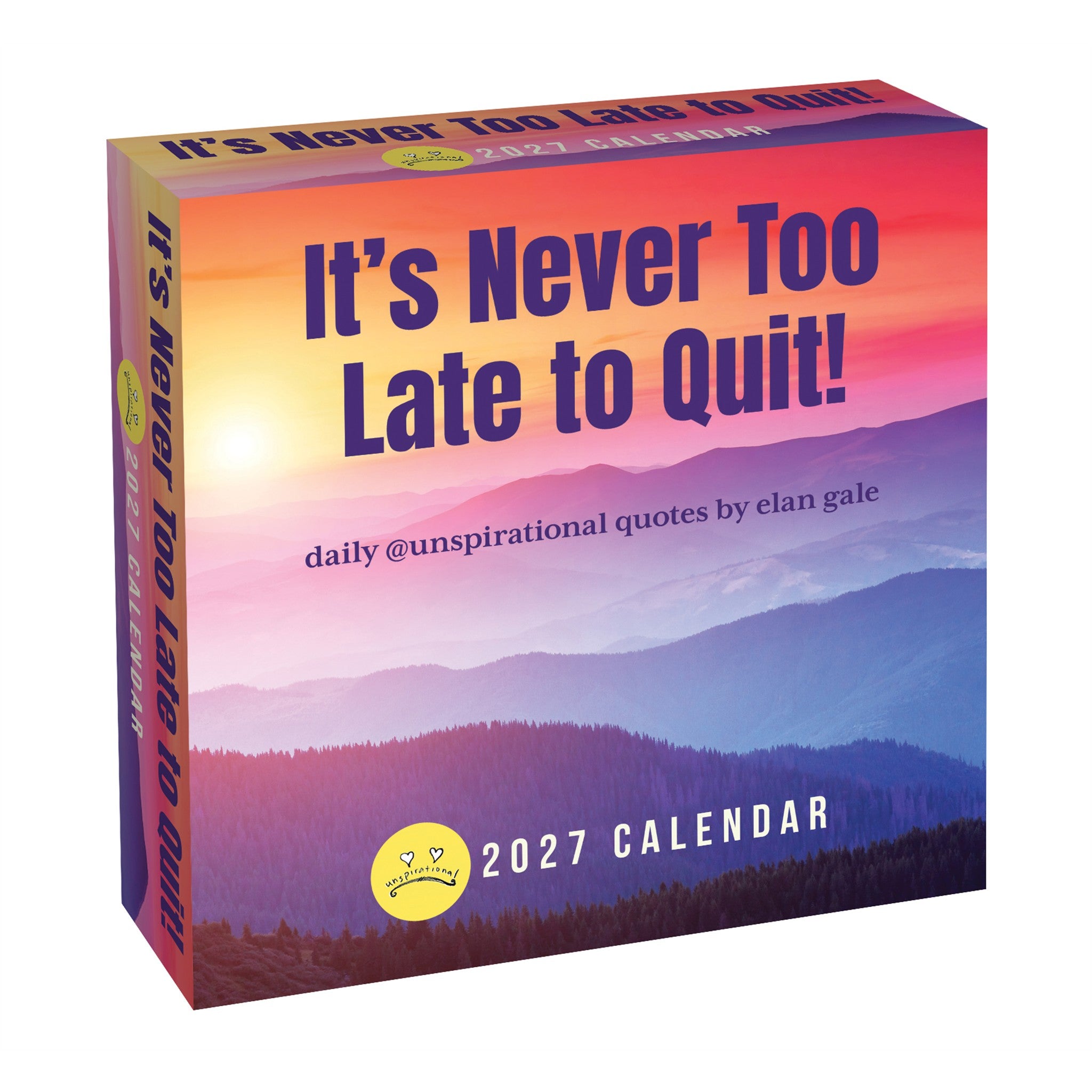 Unspirational 2027 Box Calendar - Online Only