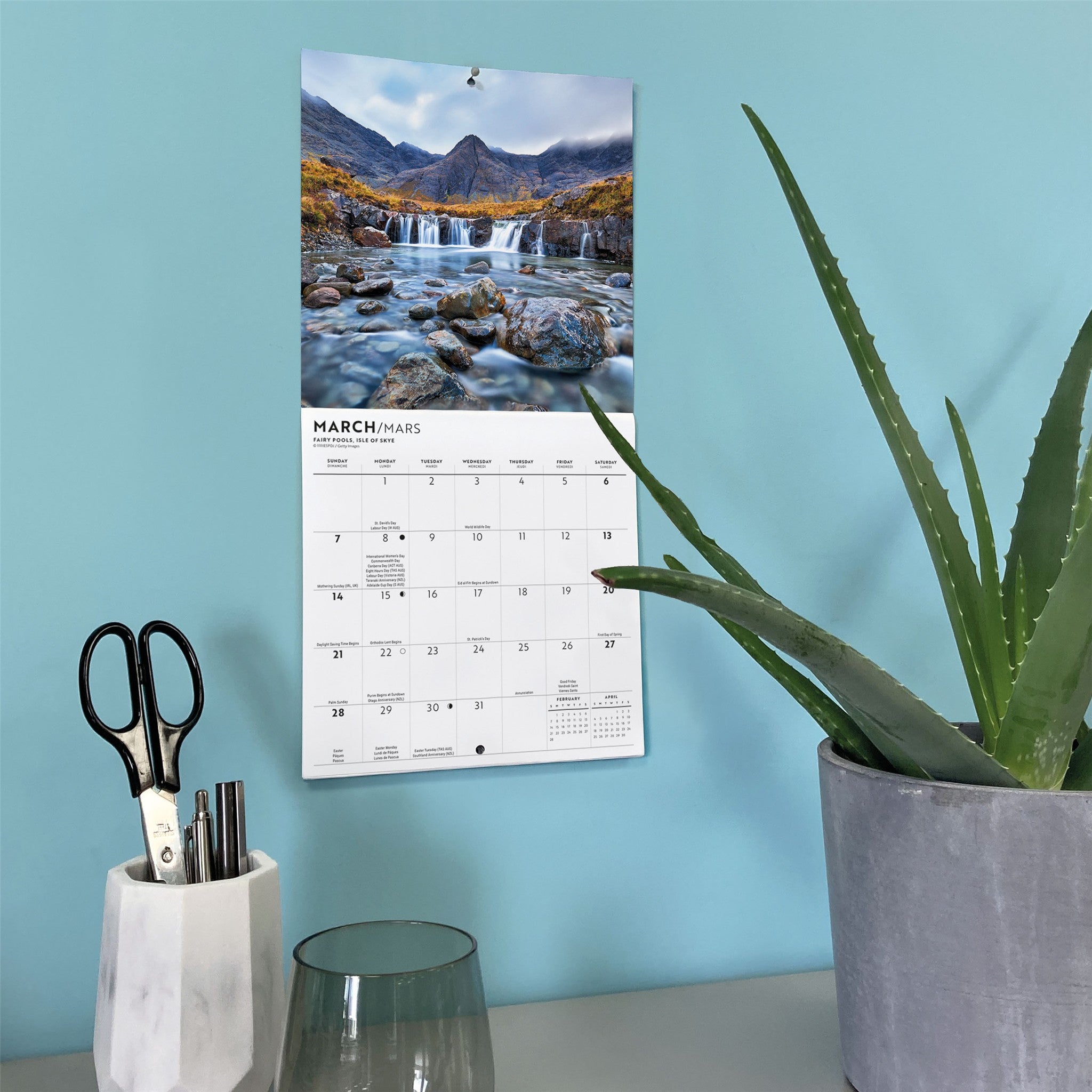 Scotland 2027 Mini Calendar