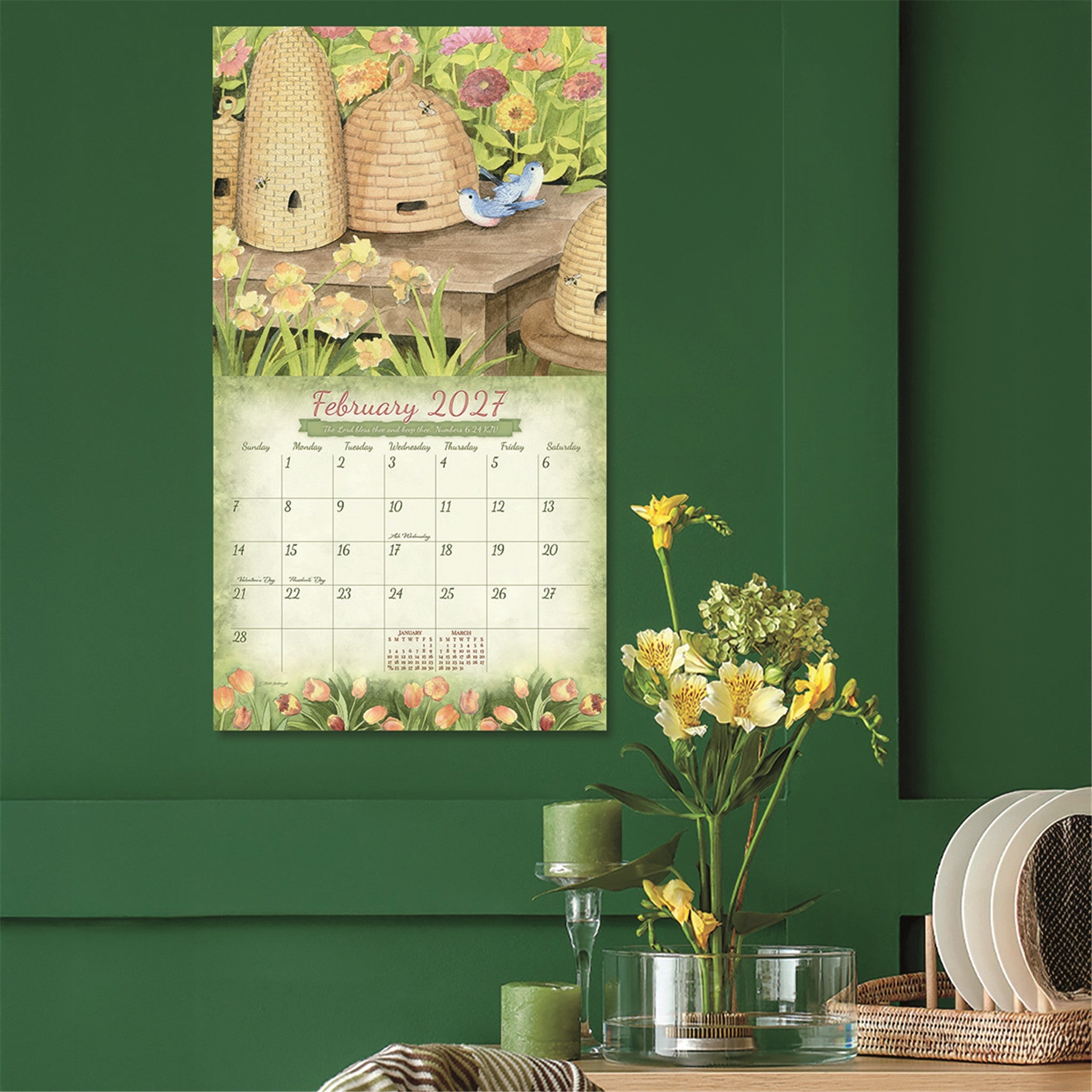 Daily Grace 2027 Wall Calendar